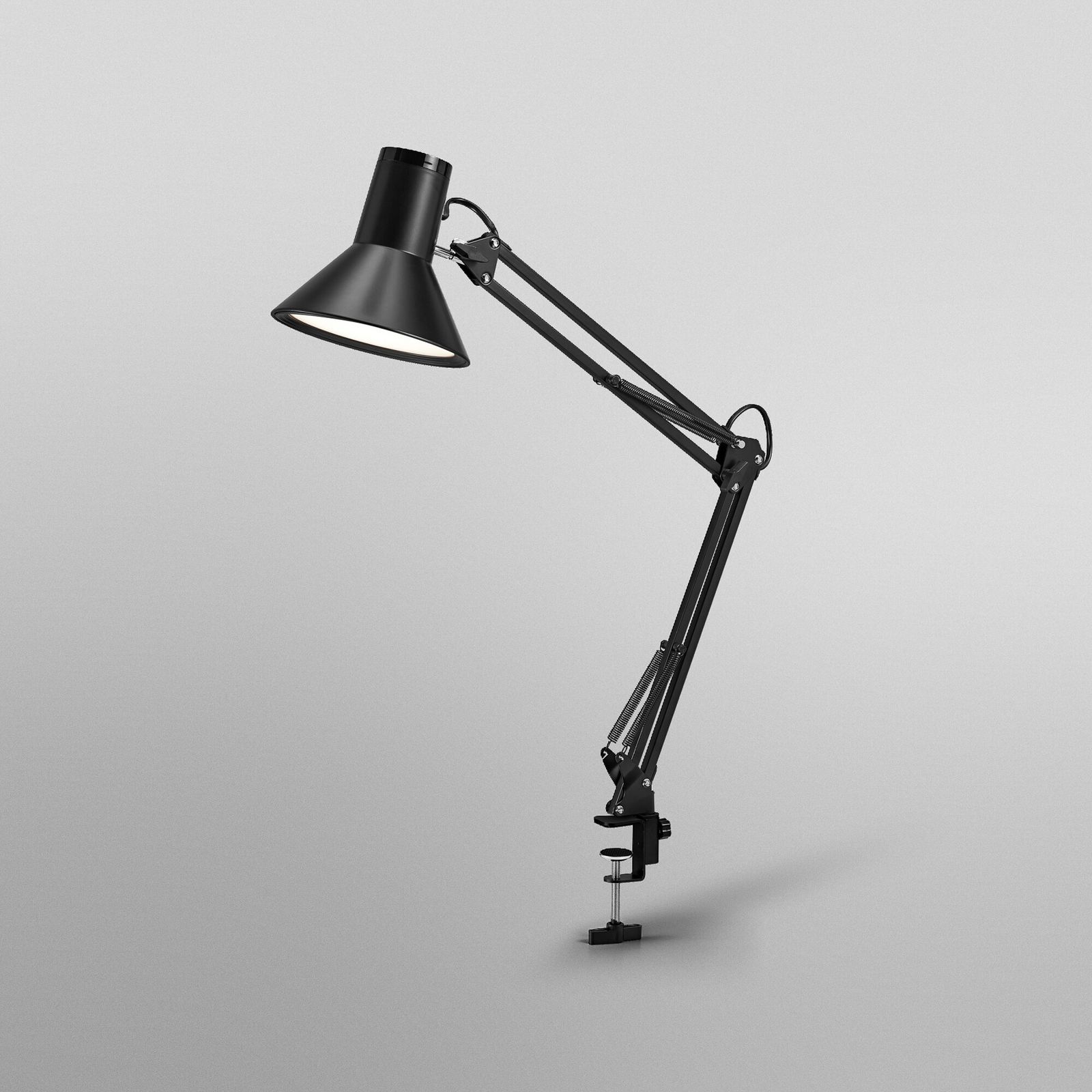 OSRAM LED klemlamp Office Line Desk Retro zwart 3.000K