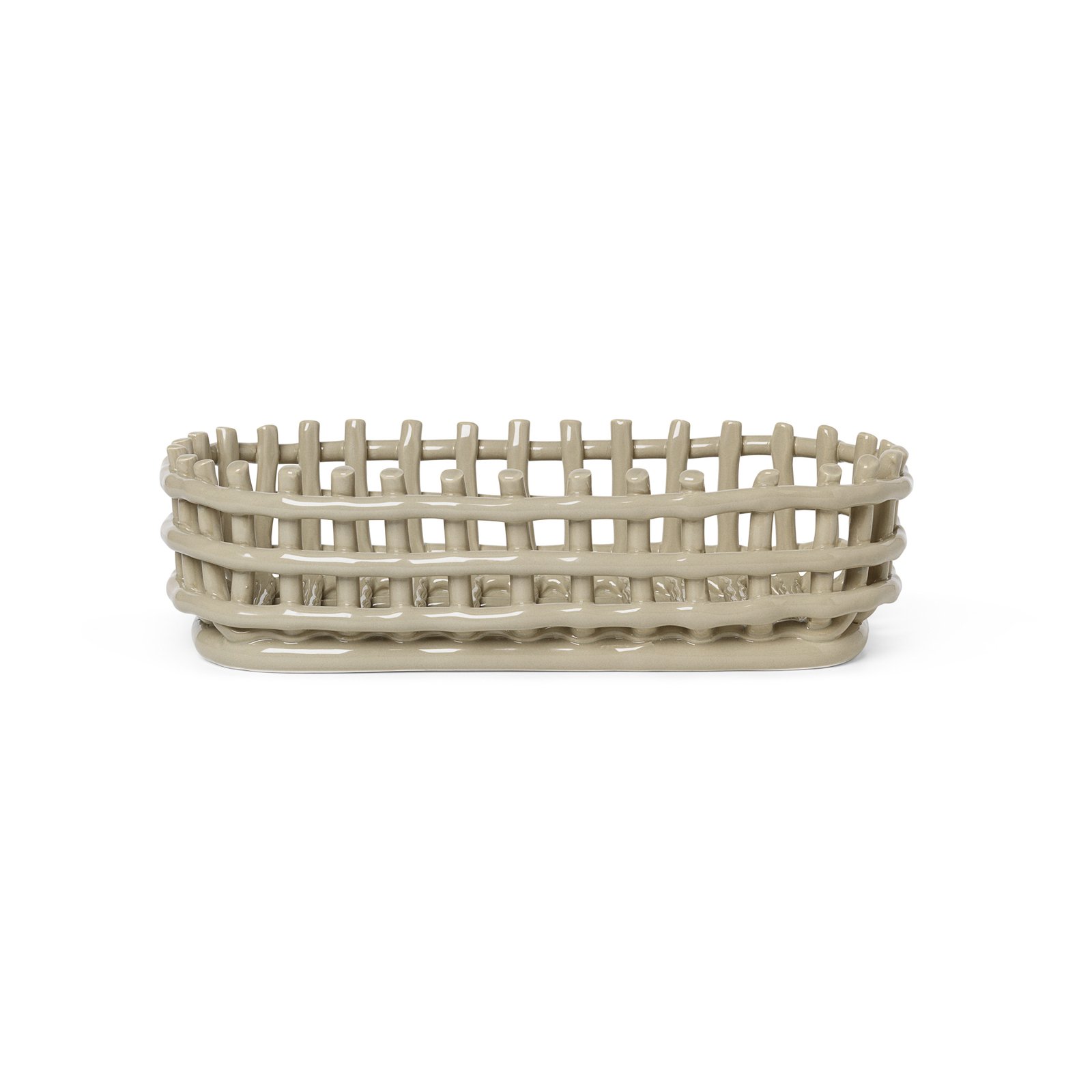 Ceramic Aufbewahrung Oval Cashmere - Ferm Living