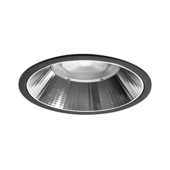 BRUMBERG Apollo Mega, sfaccettato, rotondo, 3.000 K, nero