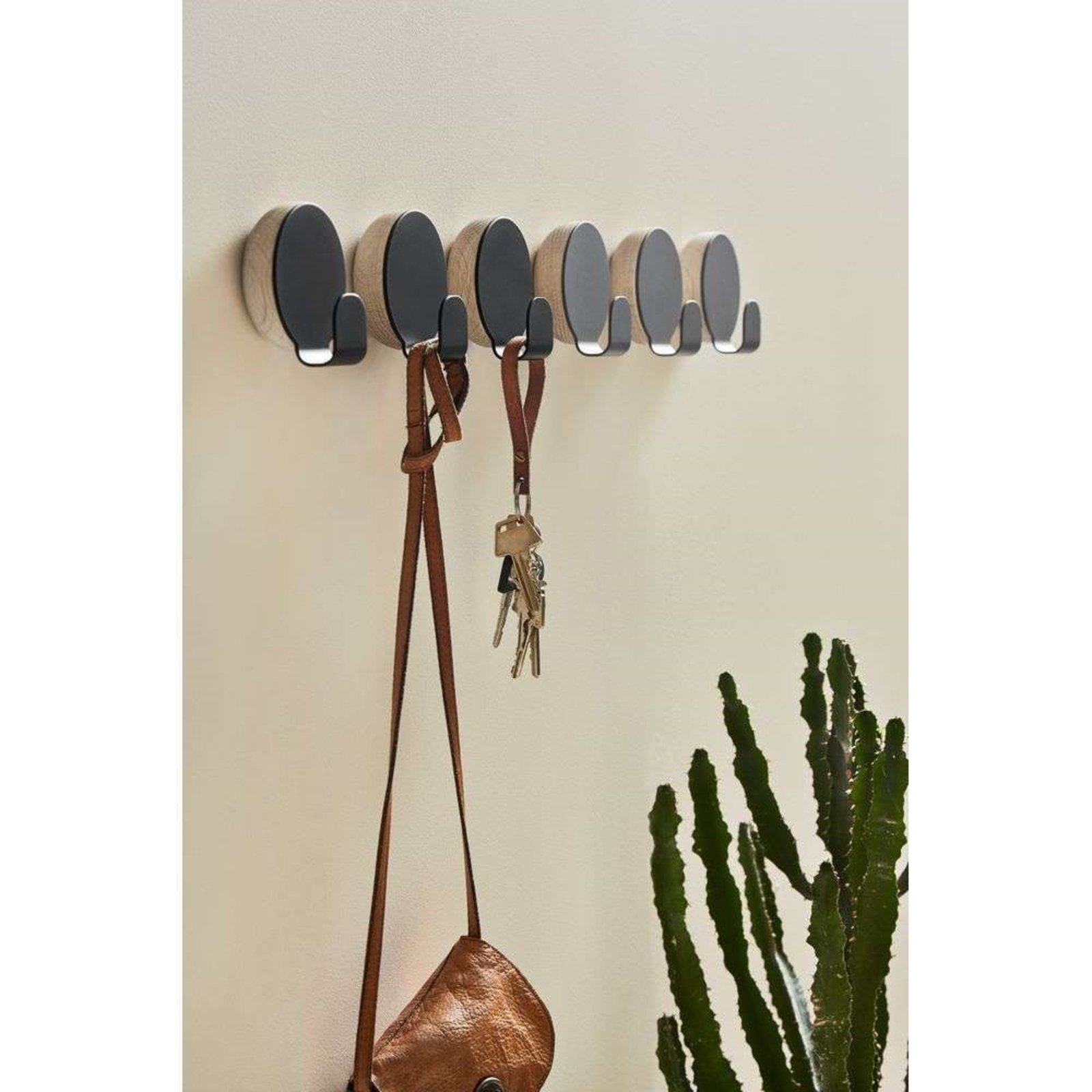 Haak Coat Hook Black - Woud