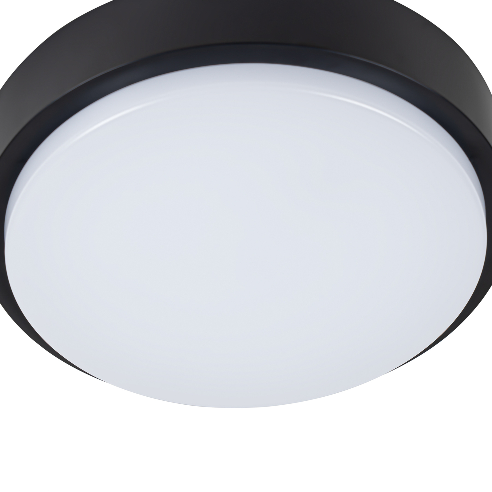 Nermin LED outdoor ceiling lamp, IP65, round