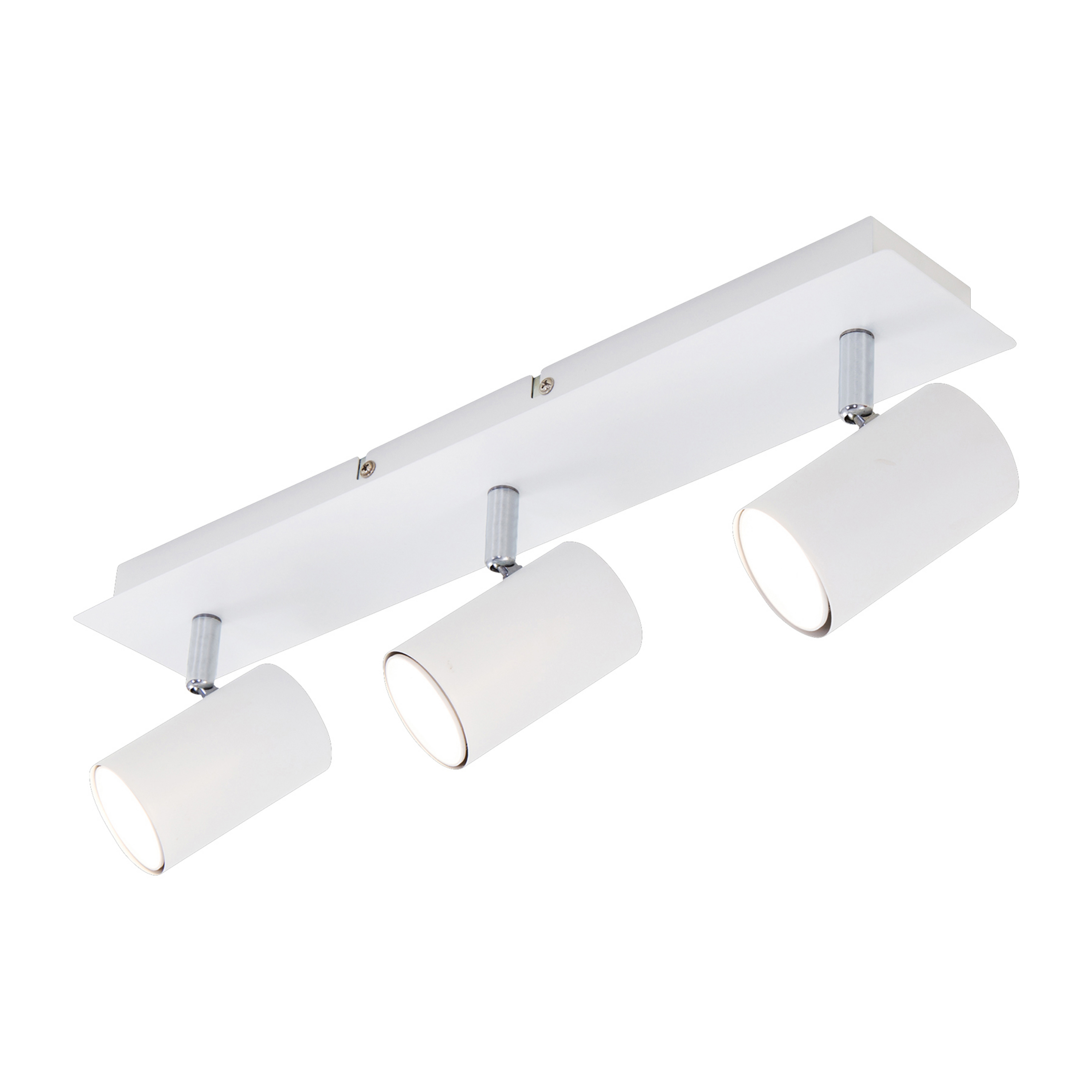 Deckenleuchte Run, schwenkbar, 3-fl., weiß