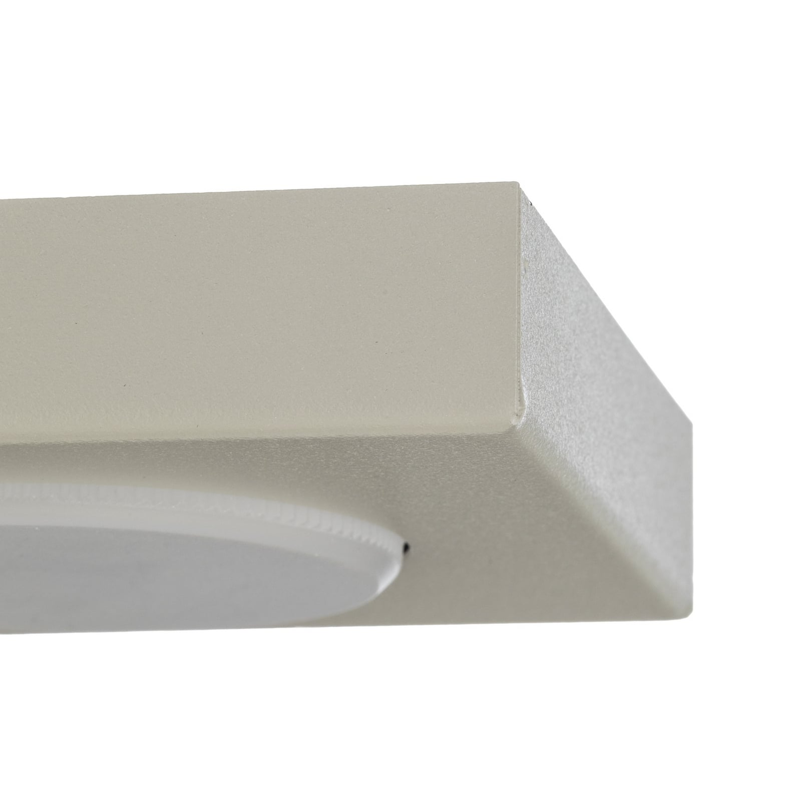 Deckenleuchte Hero, grau-beige, 12 x 12 cm, Metall, GX53