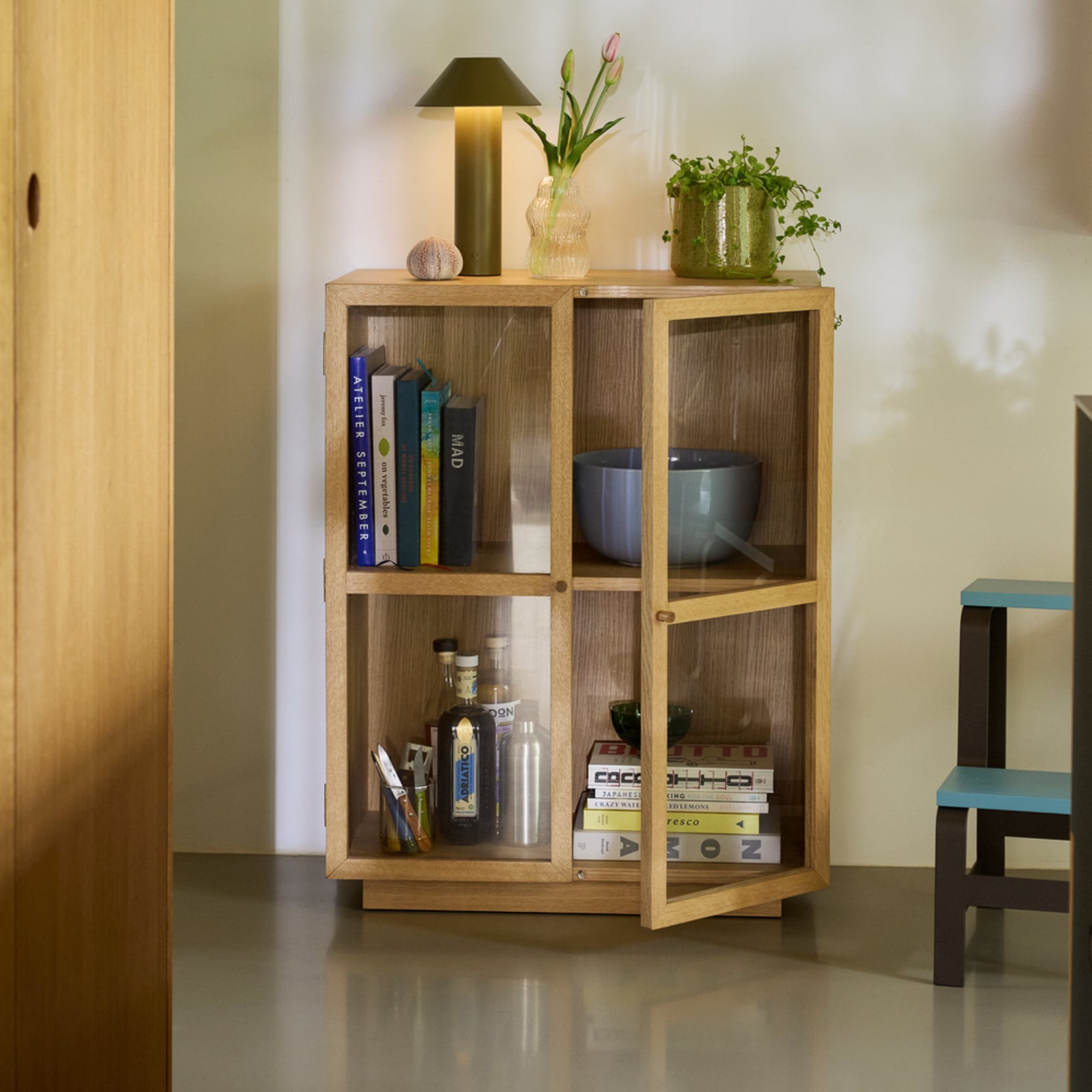 Armadio Mae in rovere chiaro, altezza 90 cm - Hübsch