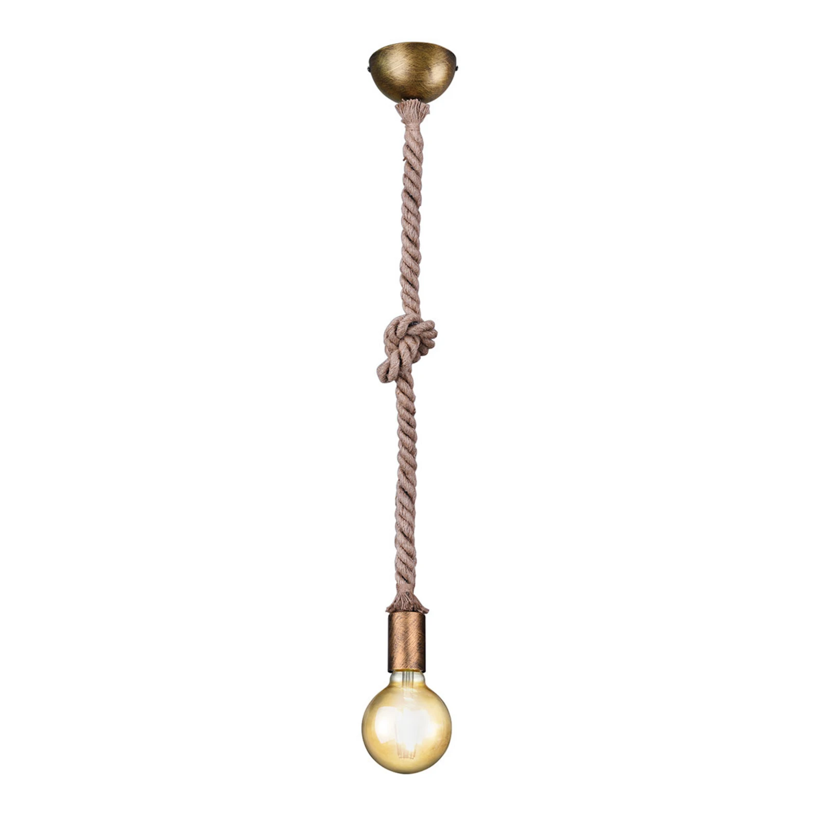 Lampada a sospensione Rope decorativa a 1 luce