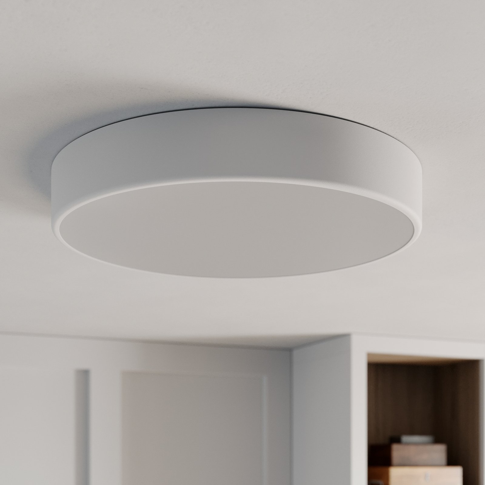 Cleo Deckenleuchte Ø 50 cm weiß Metall IP20 E27