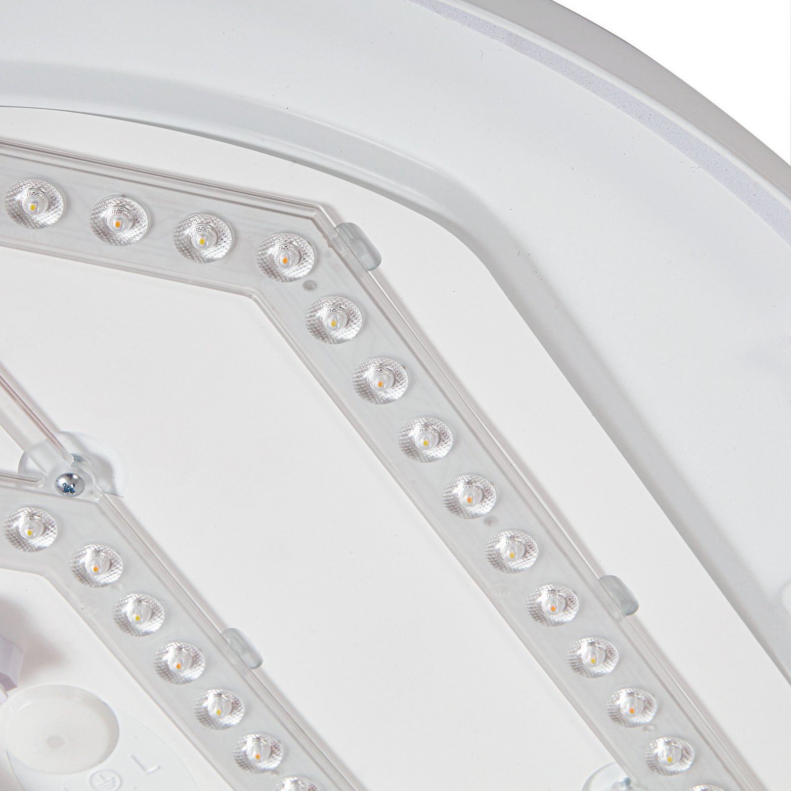Prios Wynion LED-Deckenlampe CCT DIP-Schalter 50cm