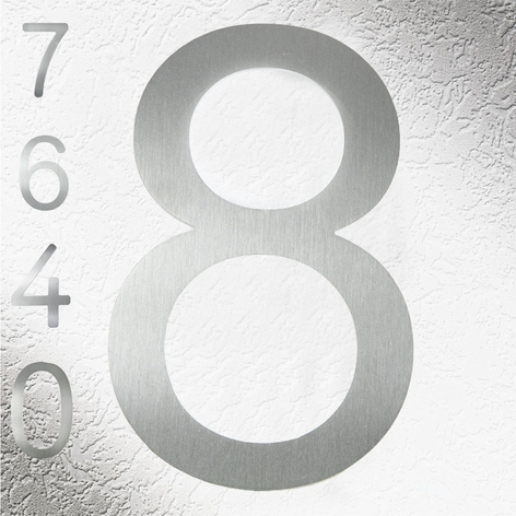 High Quality House Numbers made of Stainless