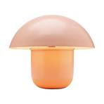 KARE Mushroom table lamp, orange, steel, height 27 cm