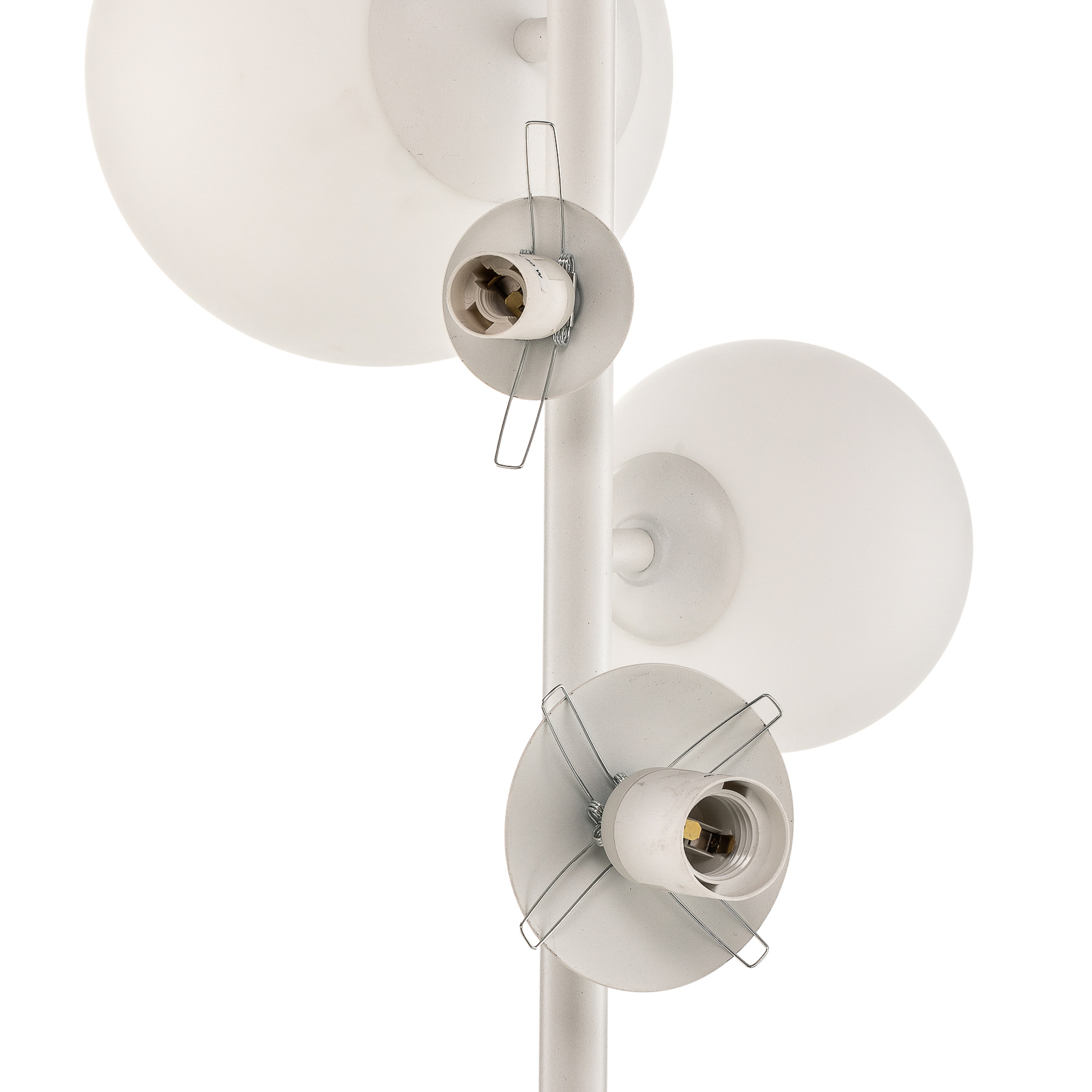 Dione Stehleuchte, weiß, 4-flammig - ALDEX