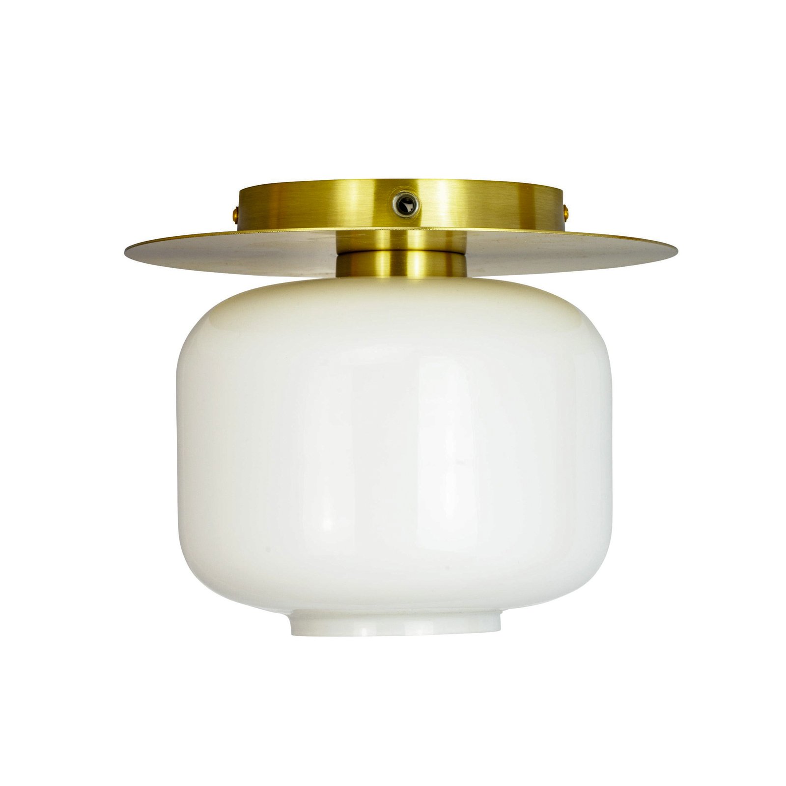 Dyberg Larsen Arp ceiling lamp, brass-coloured, Ø 25 cm