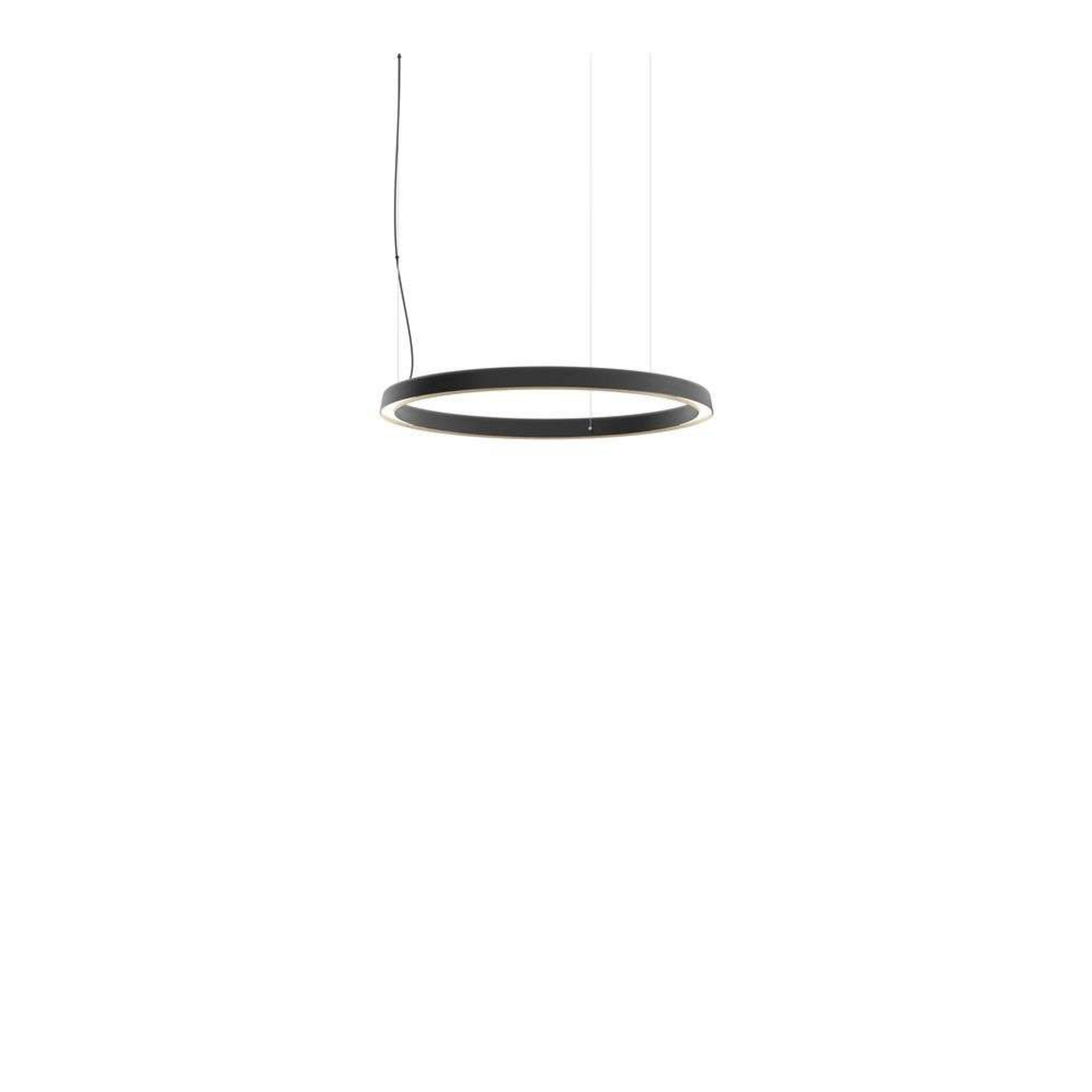 Compendium Circle LED Pendelleuchte Ø72 Black - Luceplan