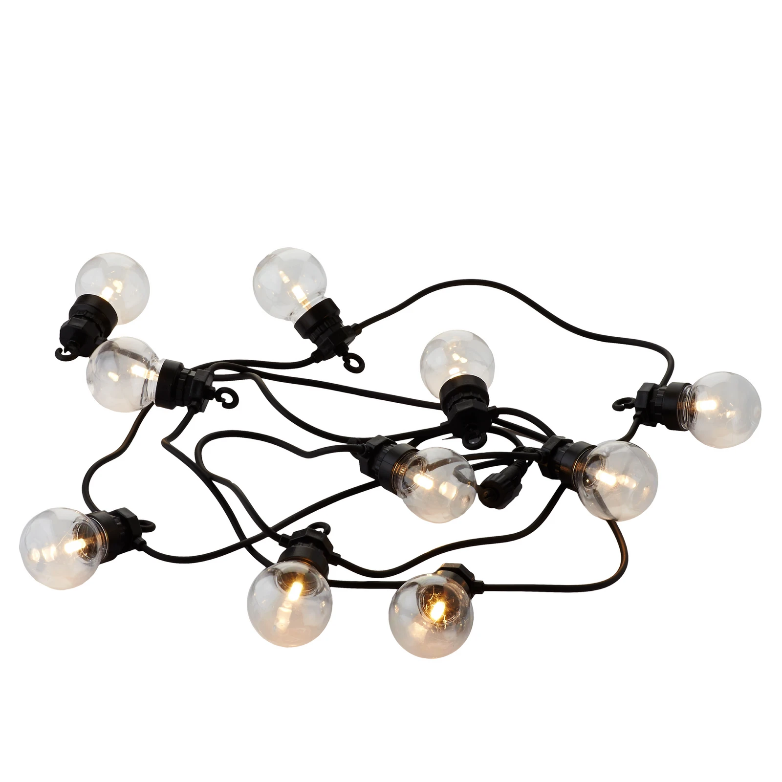 LED-valgustik Lucas algkomplekt, läbipaistev, 10-lambiline,