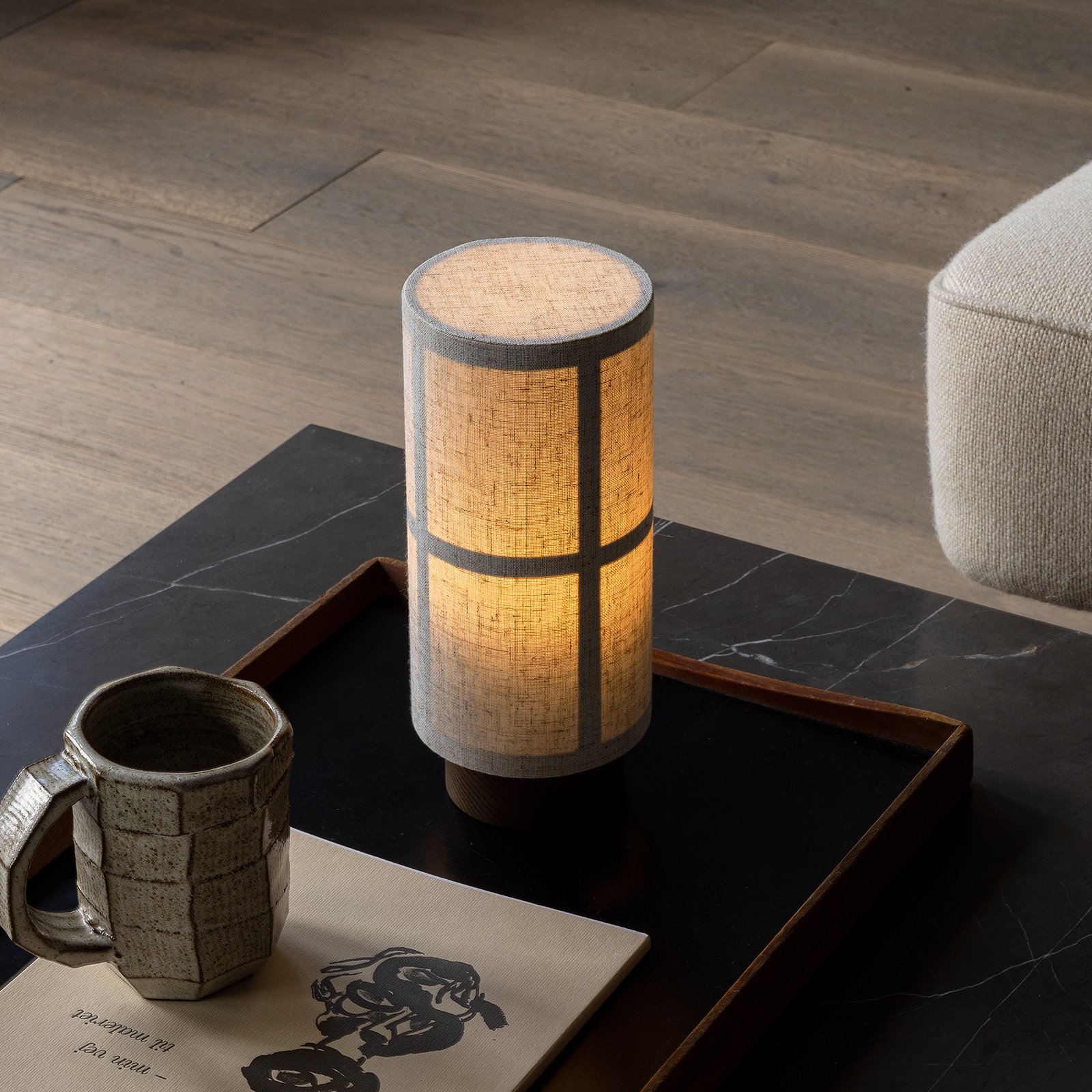 Hashira Portable Taffellamp Raw - Audo Copenhagen