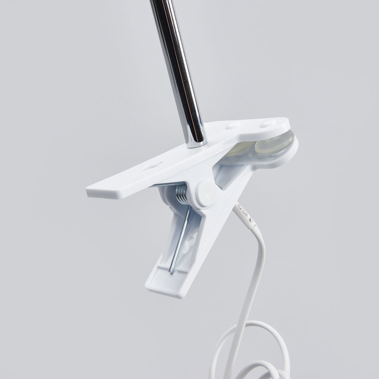 Milow LED Lampe à Clipser Chrome/White - Lindby