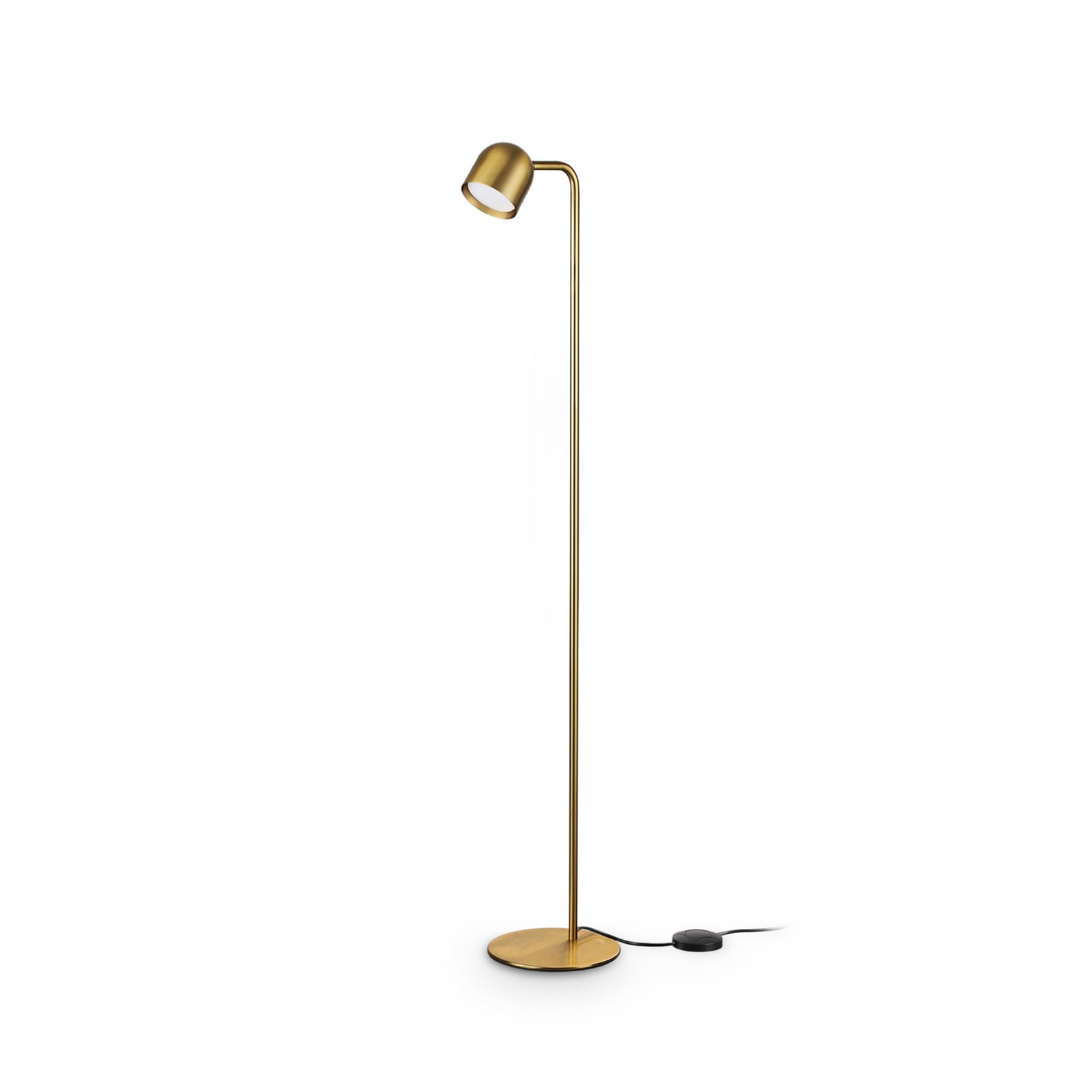 IDEAL LUX stāvlampa „Dodo“ no misiņa, augstums 118 cm, metāls, gaismas IDEAL LUX stāvlampa „Dodo“ no misiņa, augstums 118 cm, metāls, gaismas