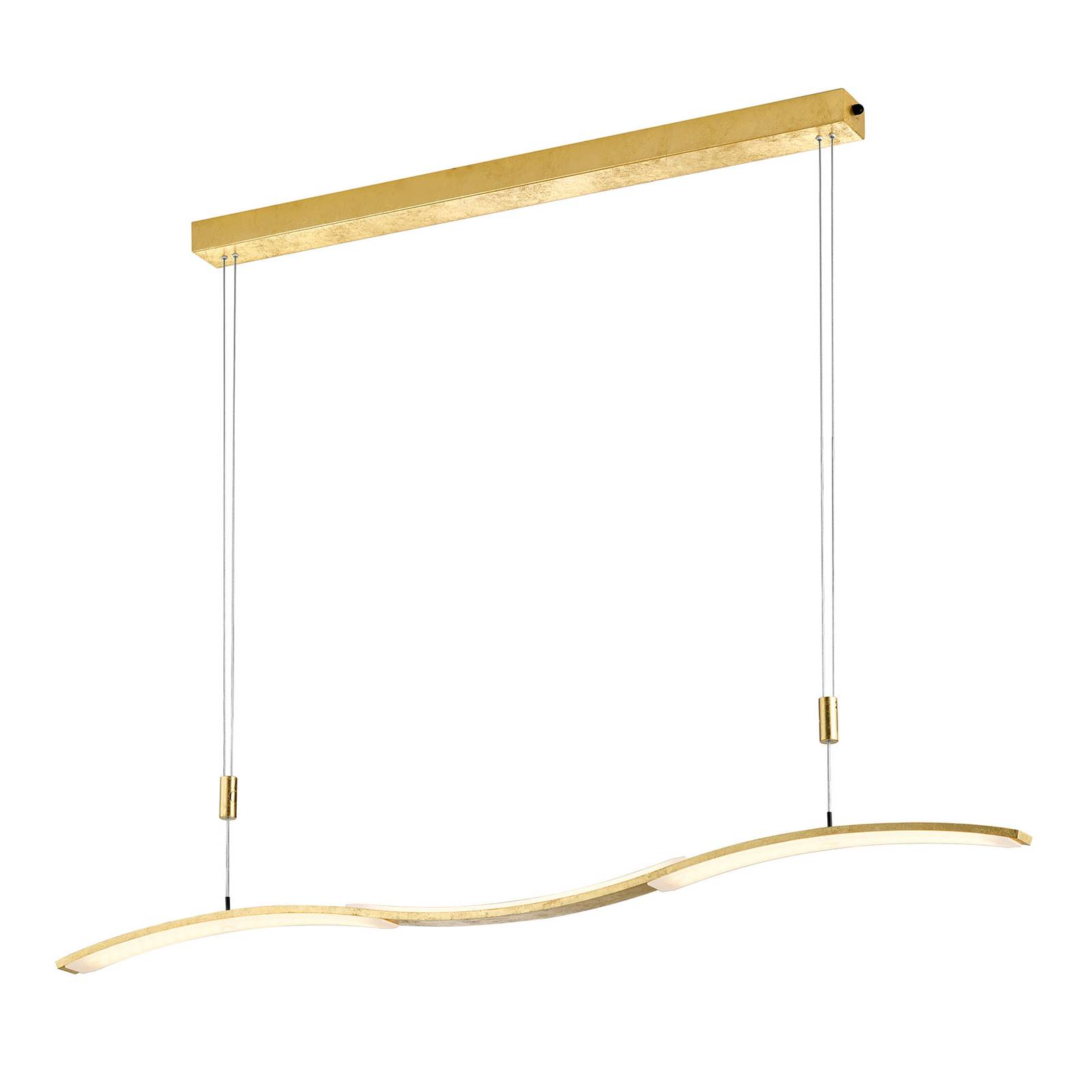 BANKAMP Wave II LED-hänglampa ZigBee bladguld