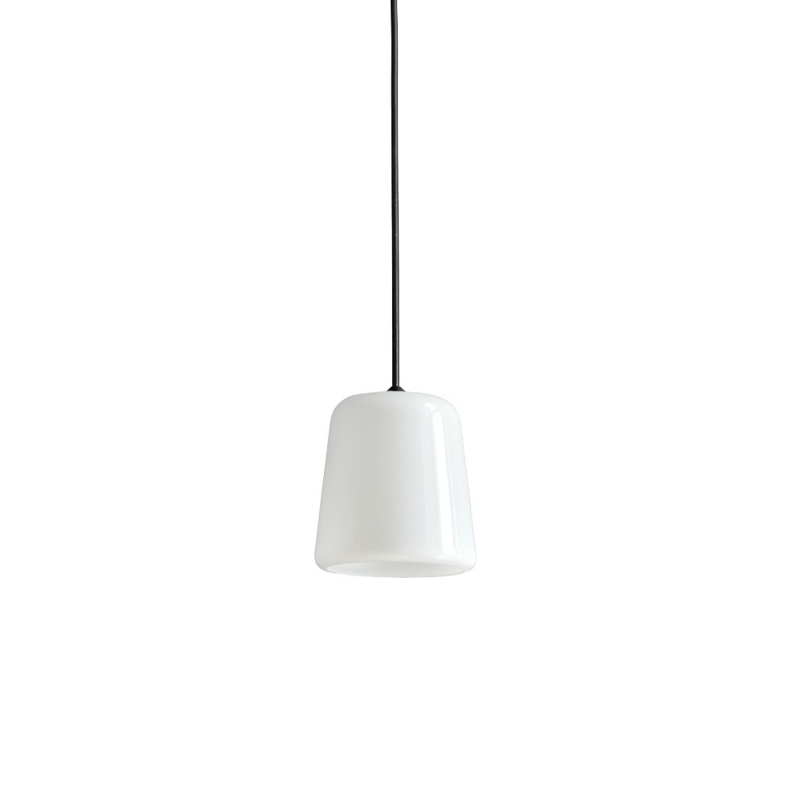 Material Závěsná Lampa White Opal Sklo - New Works