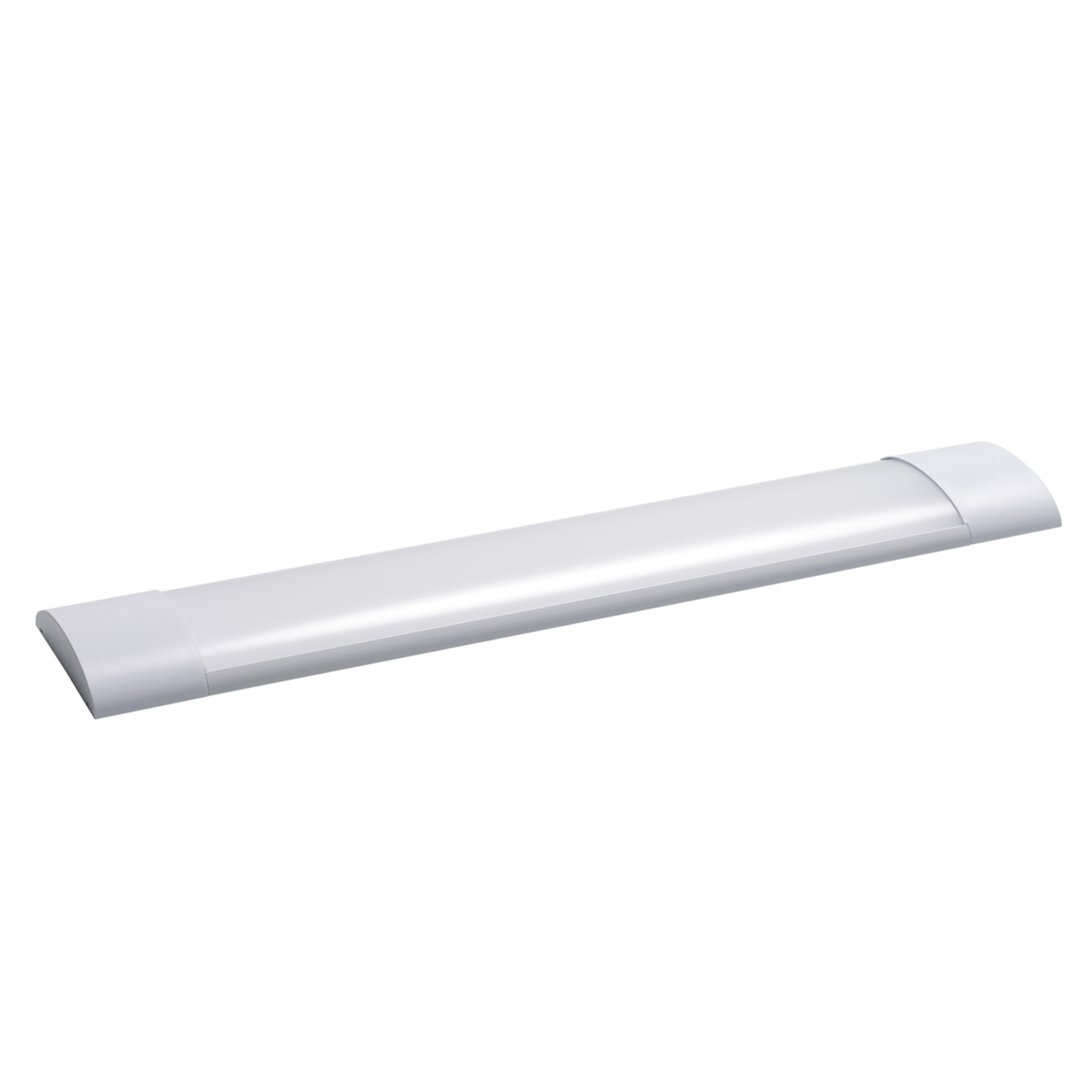 Starlicht Office Dim Flat LED ceiling light, length 121.3 cm, aluminium, plastic, 45 W, energy efficiency: A+, L: 121.3 cm, W: 12 cm, H: 3.3 cm