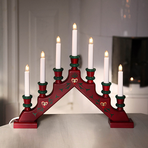 7-lamppuinen Sara Tradition -kaarikynttelikkö