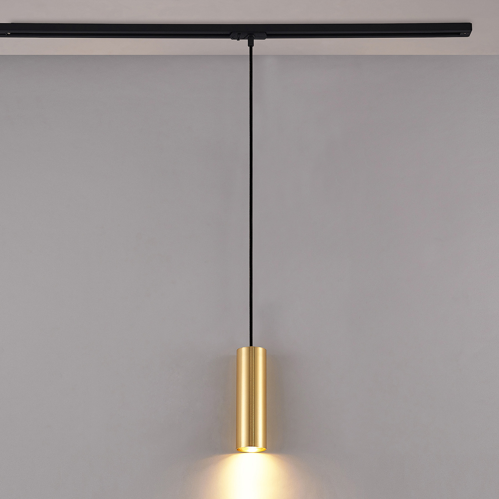 Lindby Linaro lampa wisząca 1-fazowa, 20 cm, złota