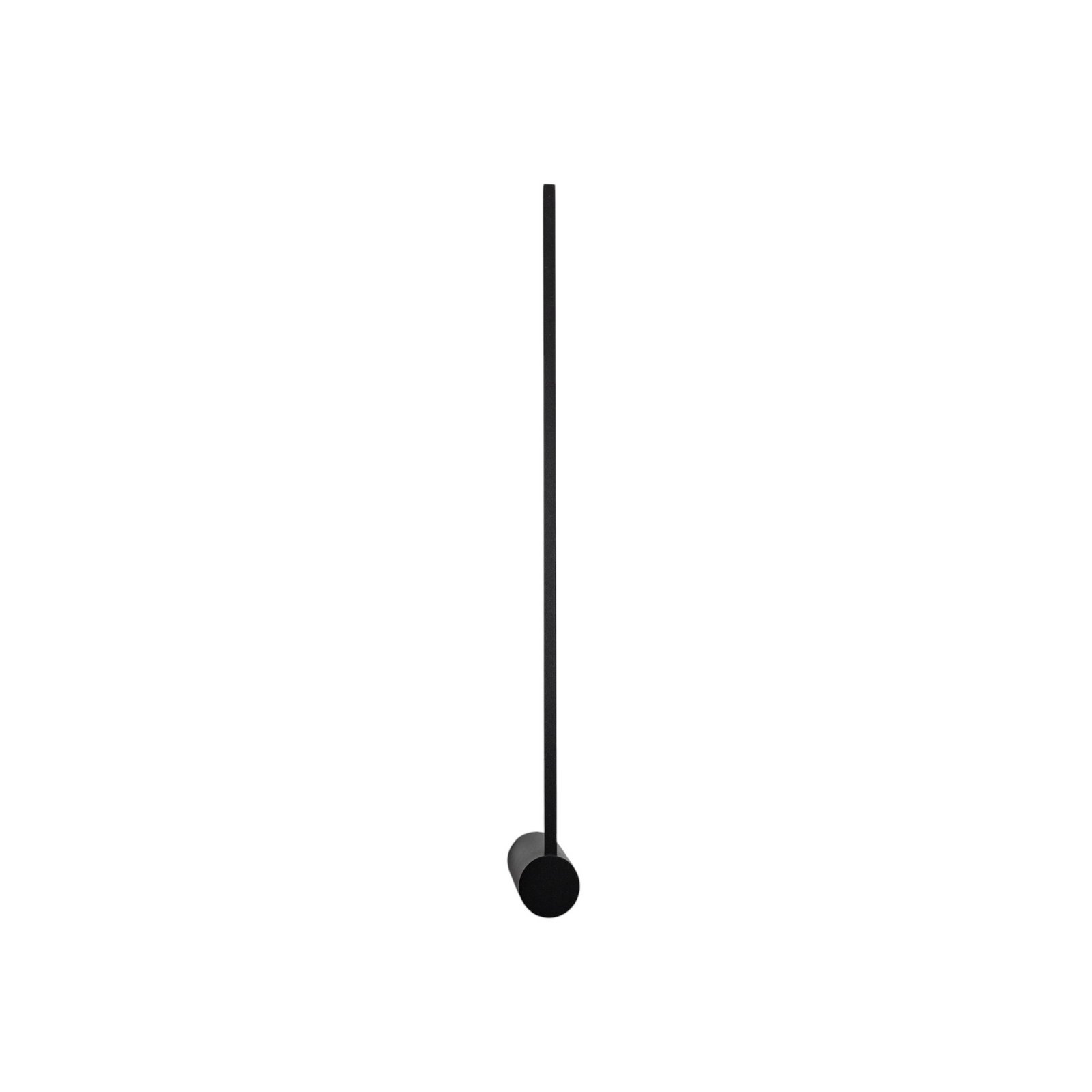 LED-vägglampa Arm M, 65 cm hög, svart, metall