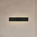 Nelson LED wandlamp, breedte 30,5cm, zwart, CCT, omhoog/omlaag