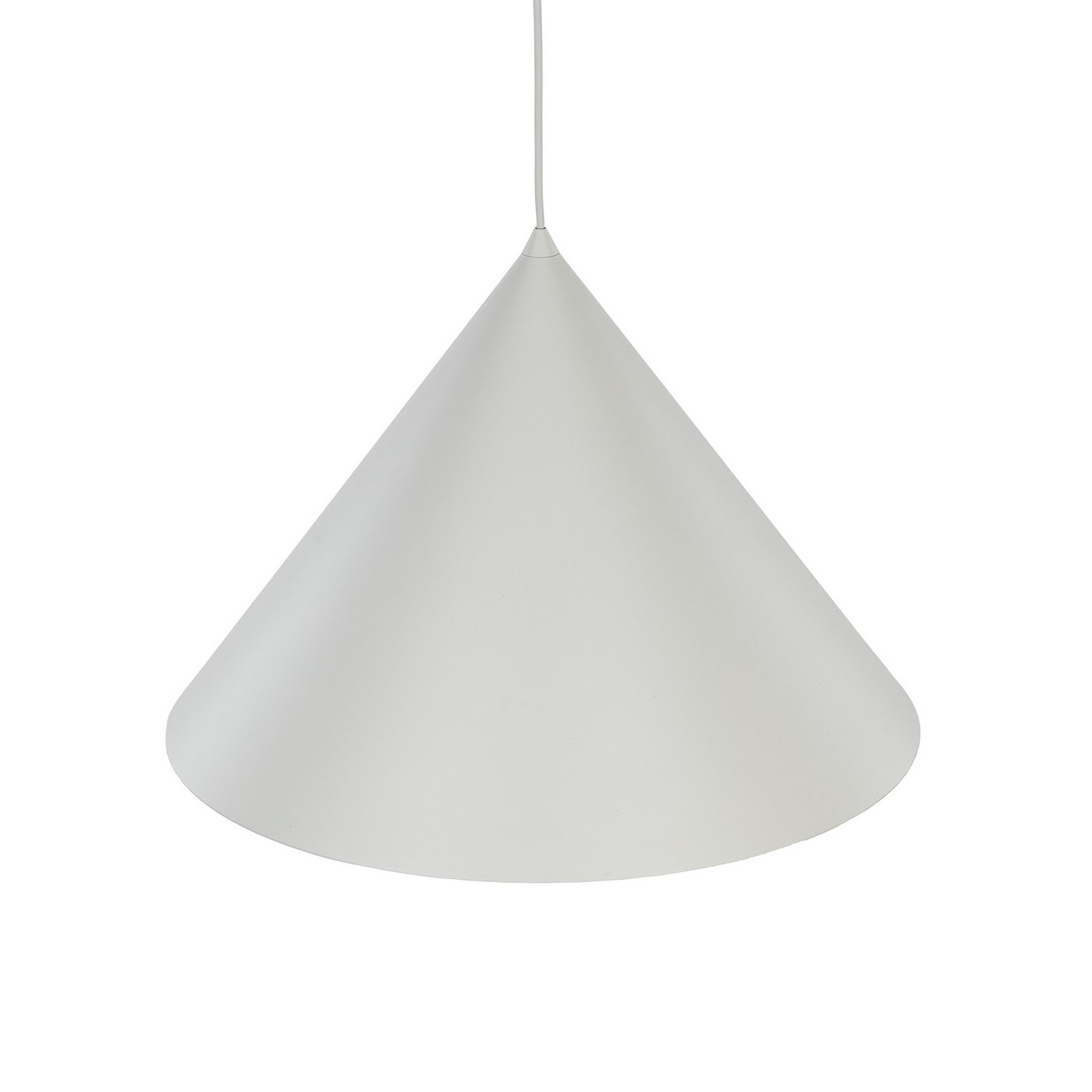 Závesné svietidlo Cono, 1-pl., Ø 50 cm, béžové, E27 Závesné svietidlo Cono, 1-pl., Ø 50 cm, béžové, E27