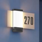 Luz LED STEINEL L 270 Digi SC para números de casa, inteligente