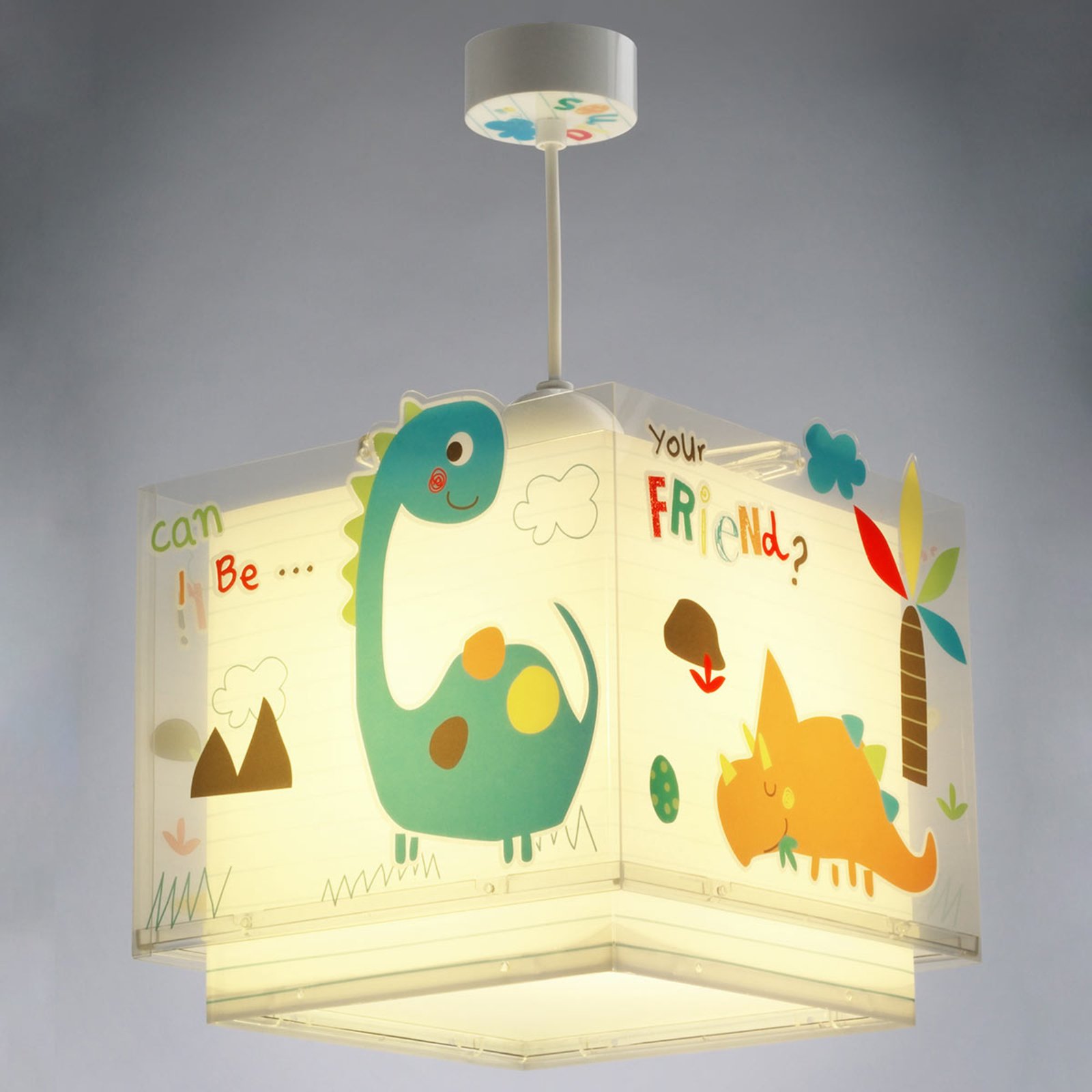 BUNTE hanglamp Dino voor de kinderkamer