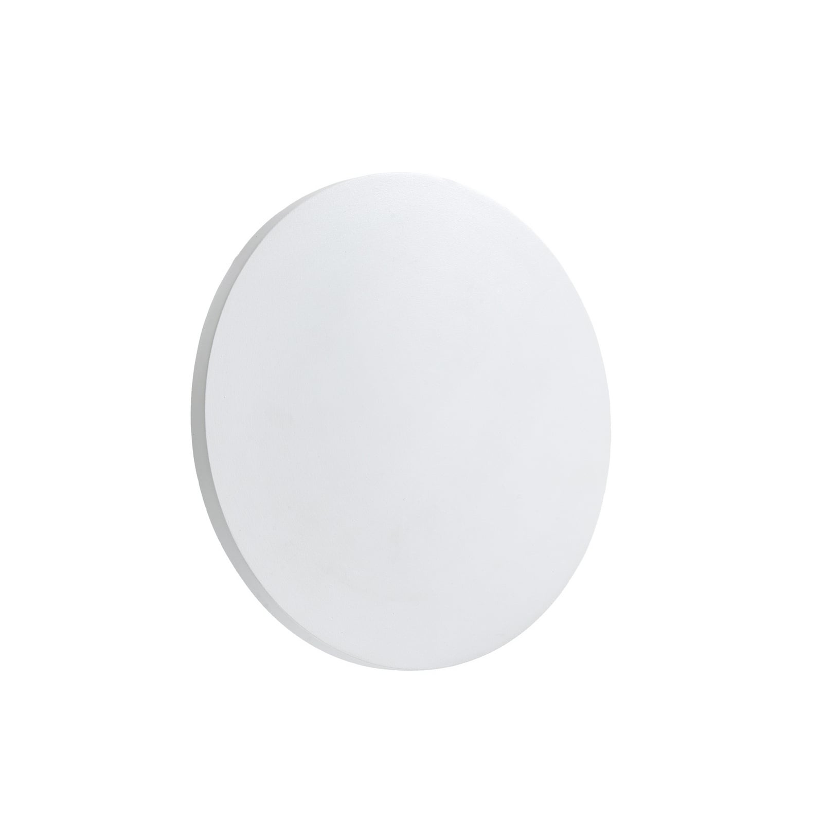 Candeeiro de parede exterior LED Lindby Selinel, branco, Ø 23 cm, número da casa