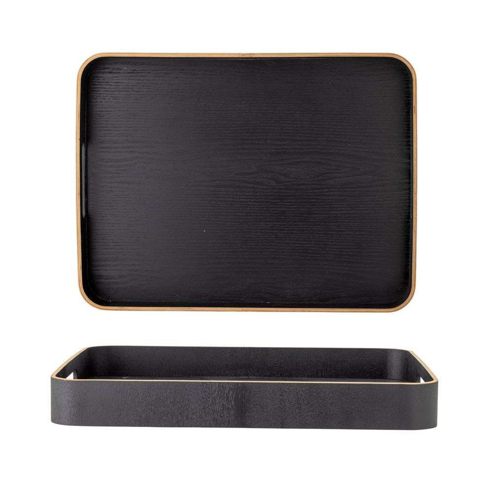 Leyton Serving Tray Black Oak - Bloomingville