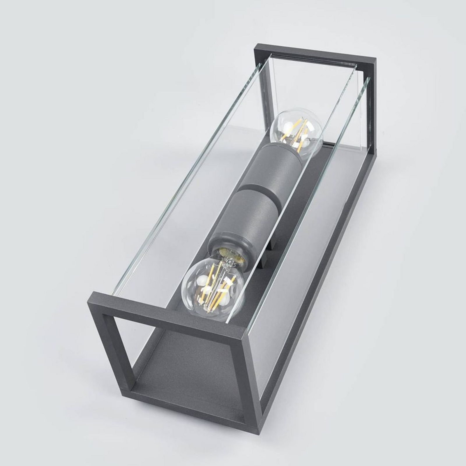 Annalea Up/Down Buiten Wandlamp IP54 Dark Grey - Lucande