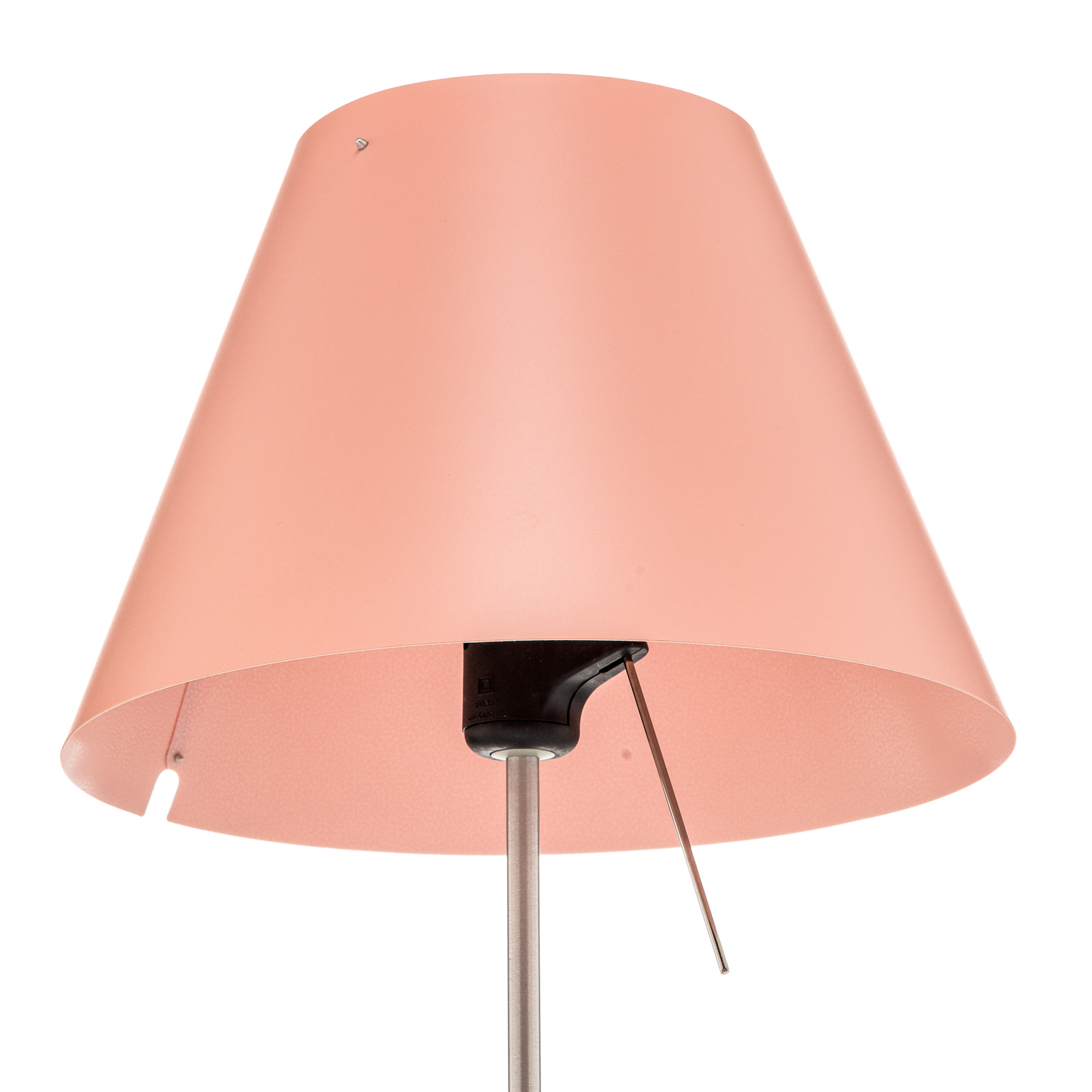 Luceplan Costanzina lampa stołowa aluminium różowa