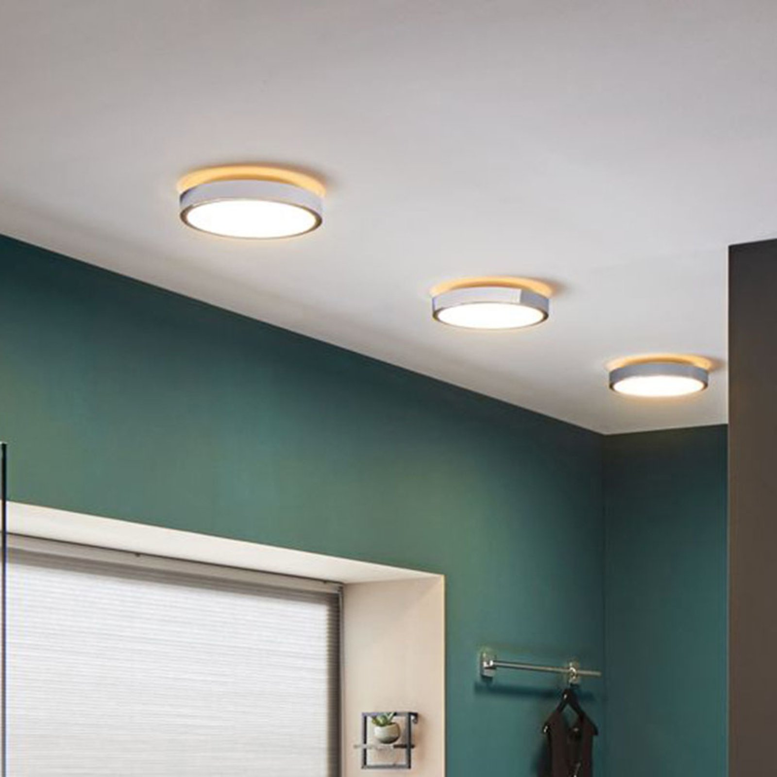Paulmann Aviar LED ceiling light, IP44, dimmable