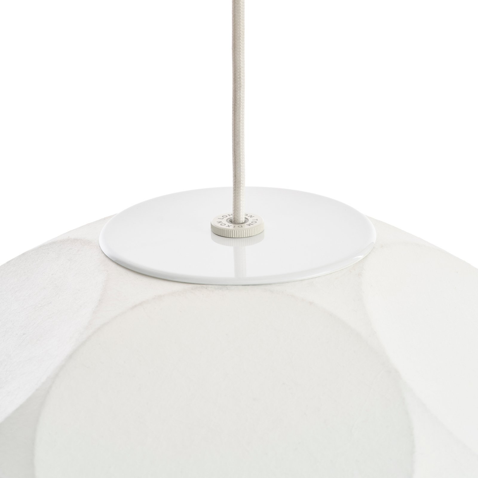 Tom Dixon hanging light Soft, Ø 45 cm, white, plastic, E27
