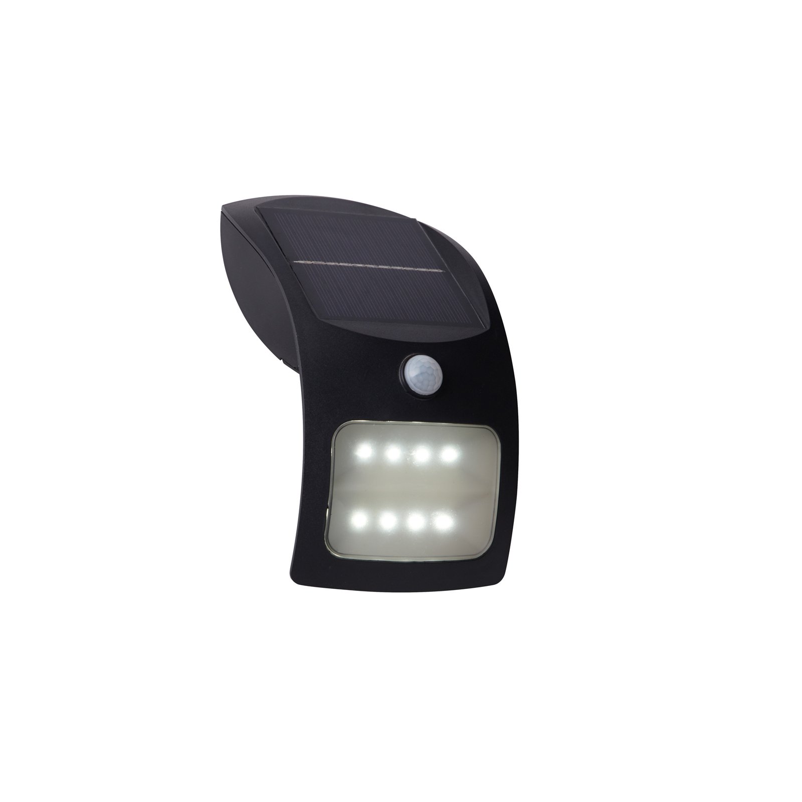 LED solcelle-væglampe 67420BK-PIR, bevægelsesdetektor