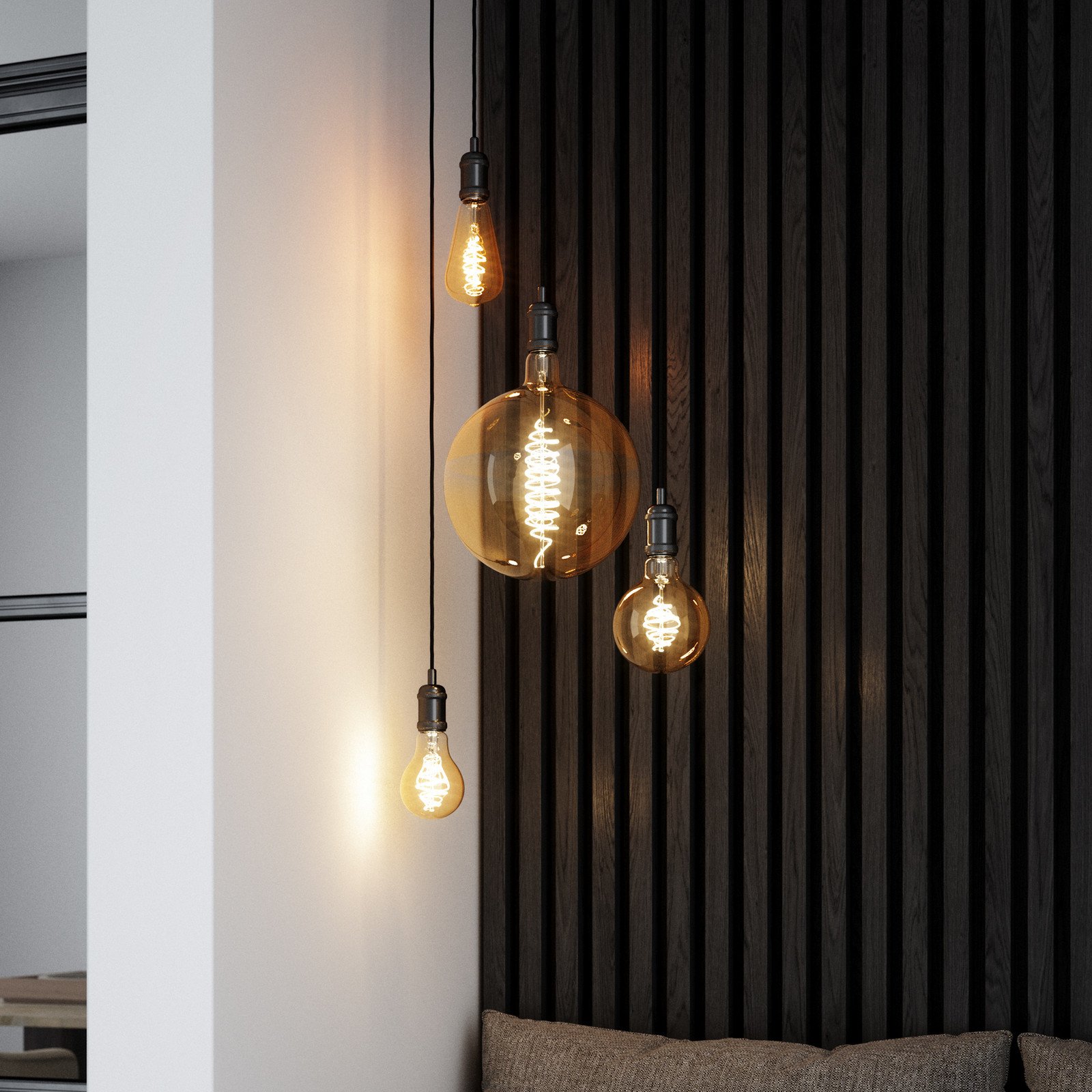 Bec LED ST64 Edison E27 47W 822 smart chihlimbar