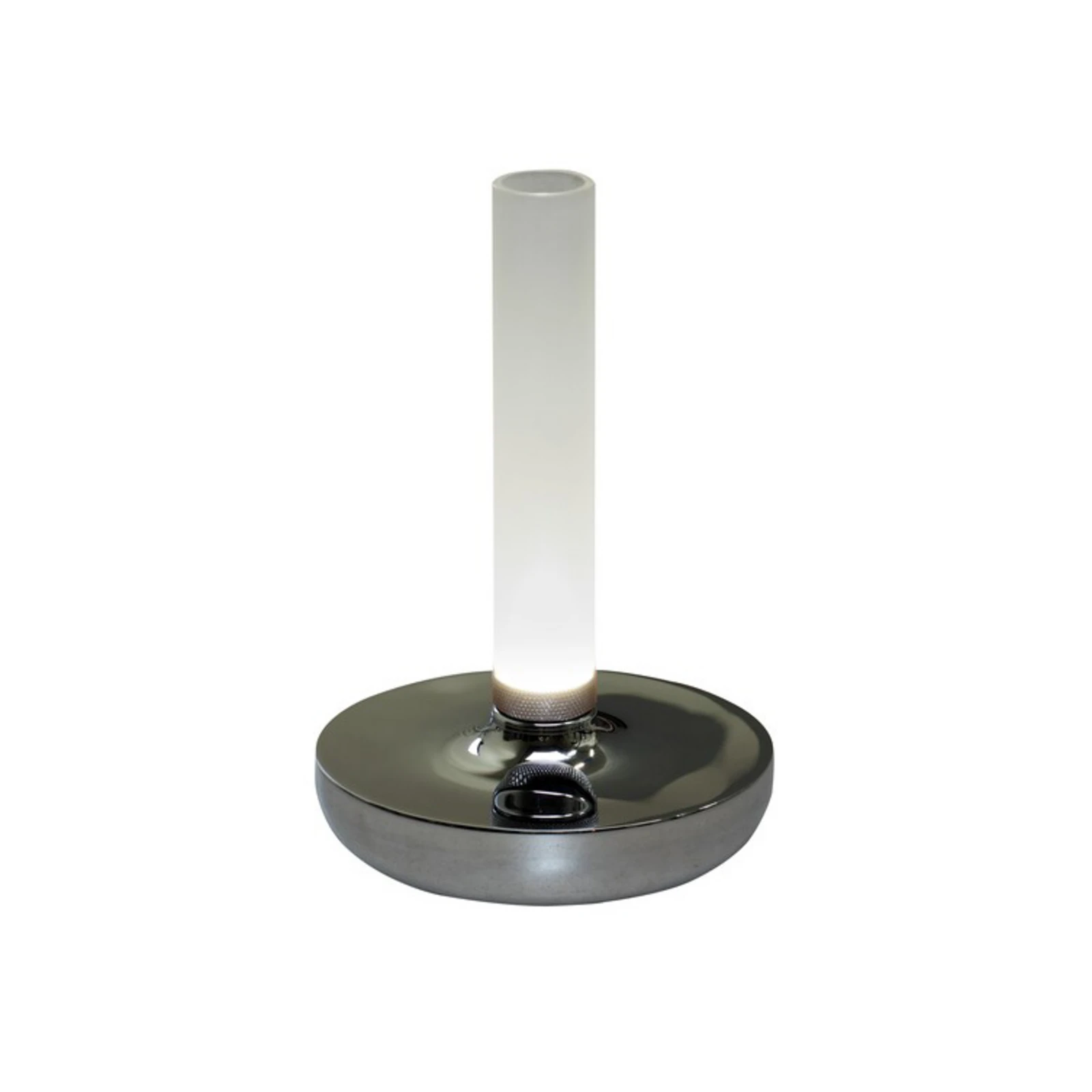 LED stolna lampa Biarritz IP54, baterija, CCT, srebrna