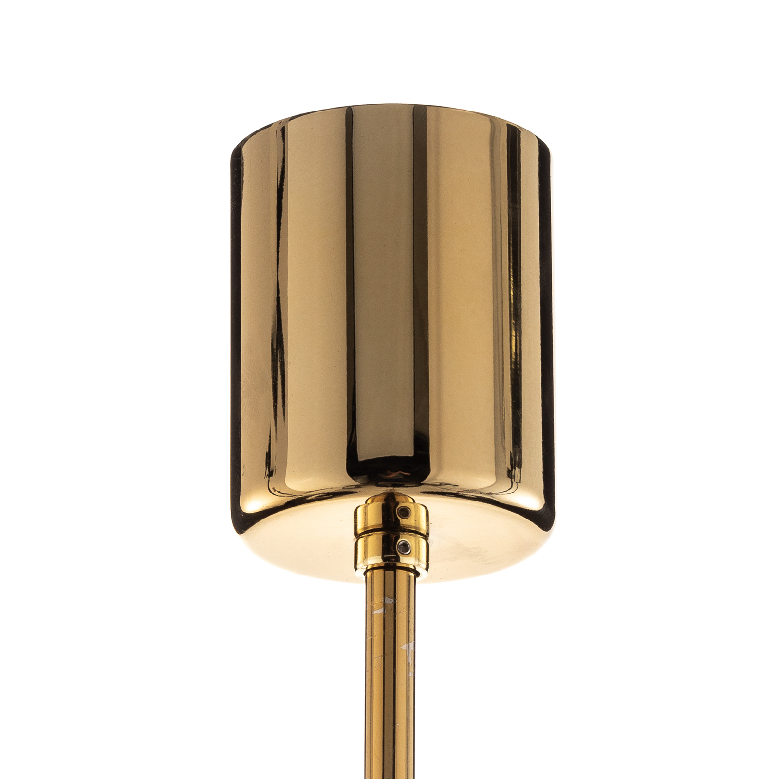 Polo chandelier, 3-bulb, black/dark brass