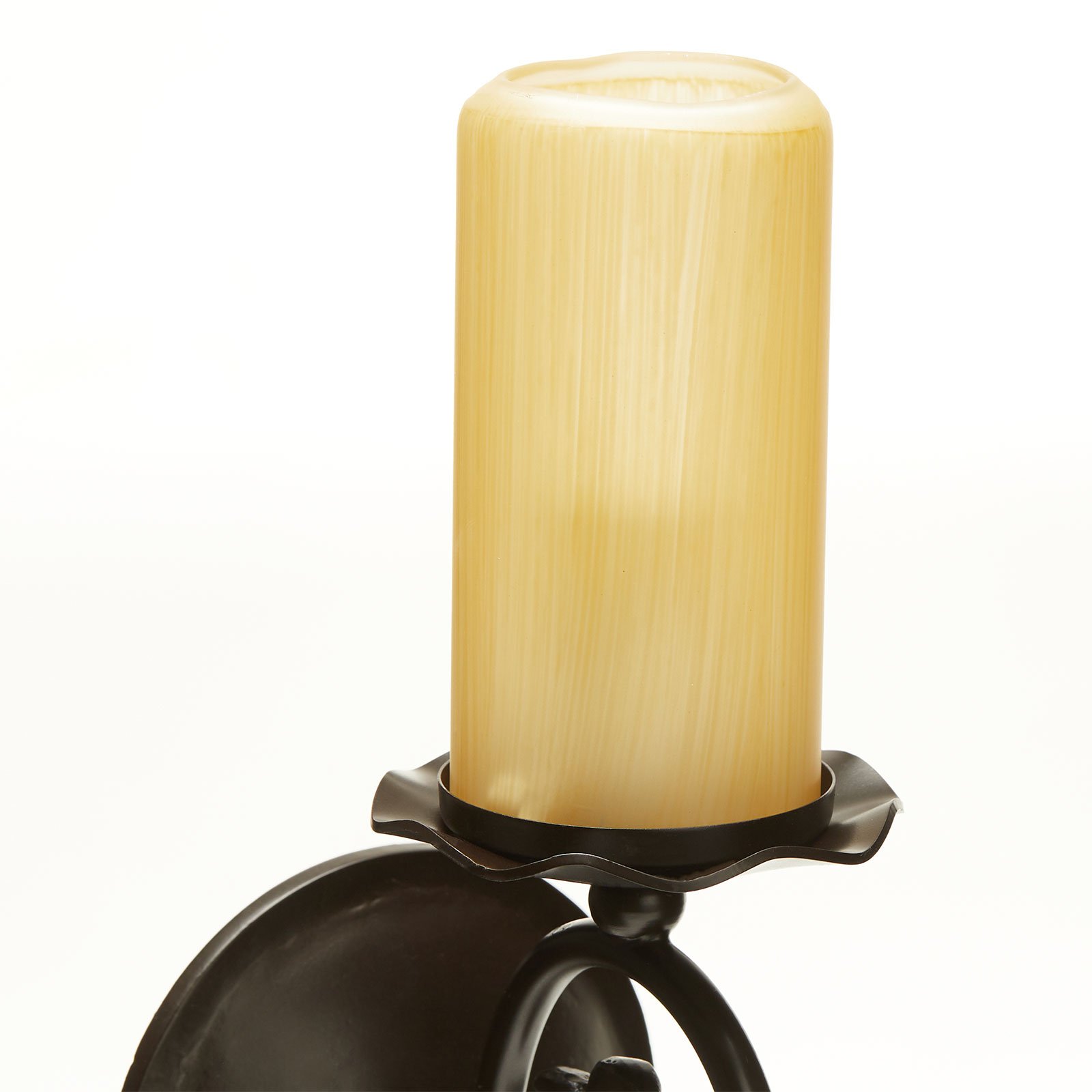 Bente zidna svjetiljka, abažur u obliku svijeće