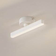 Lindby LED-kohdevalaisin Eldrin, valkoinen, 1-valo, valonauha