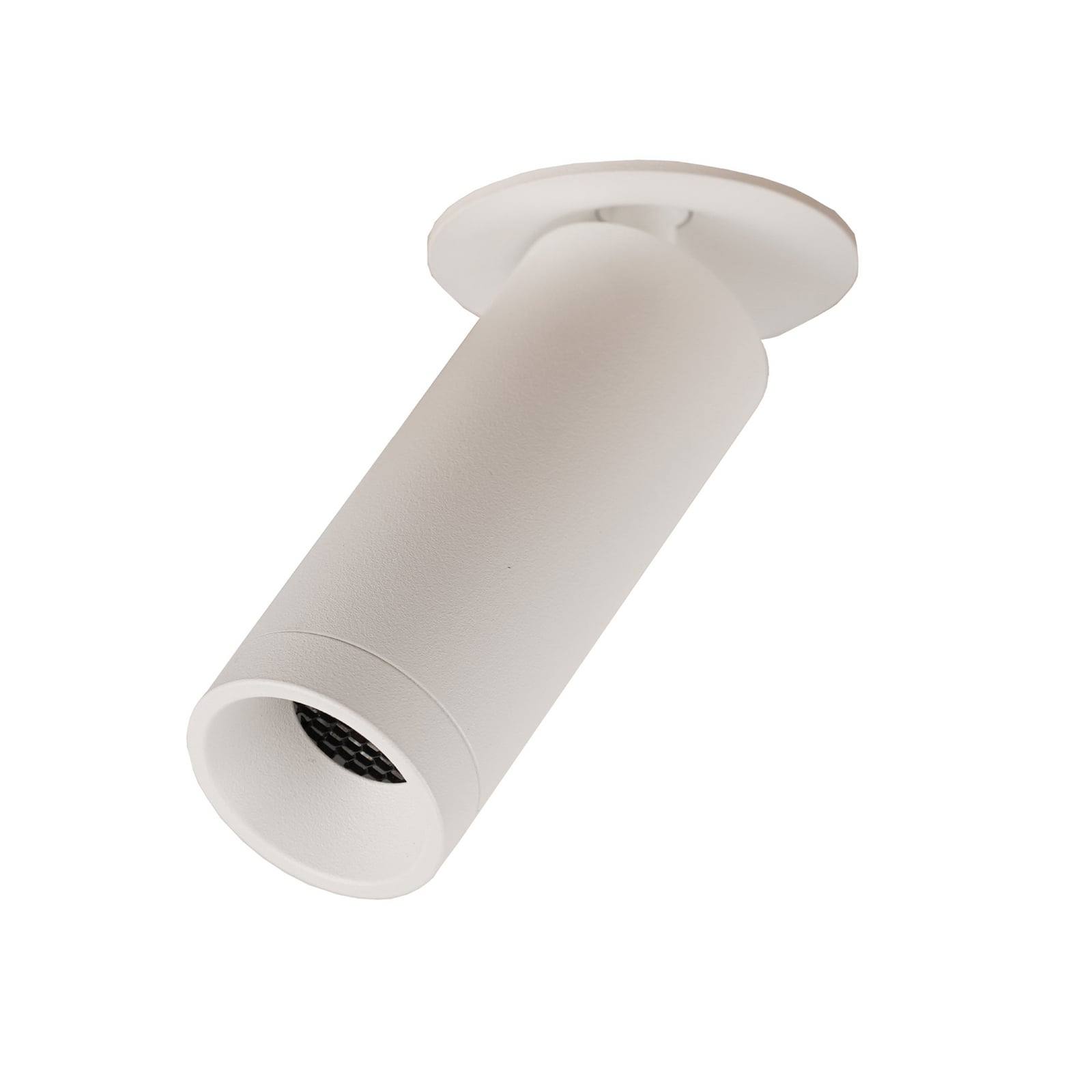 Domino Mini inbouwspot, wit, hoogte 10 cm, GU10-LED - Antidark