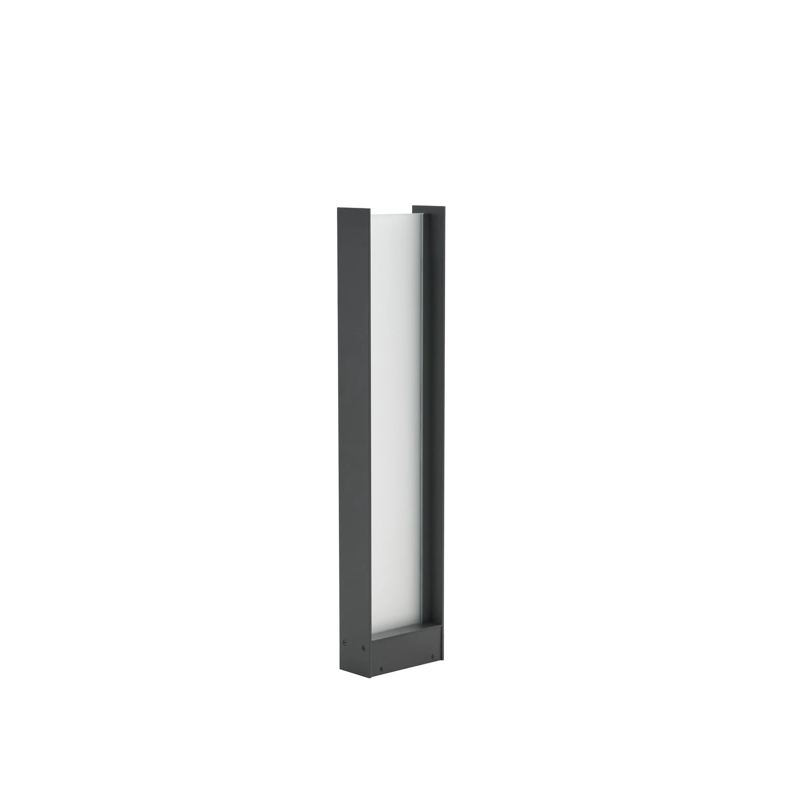 Lindby LED φως διαδρόμου Selqa, αριθμός σπιτιού, ανθρακί, IP65
