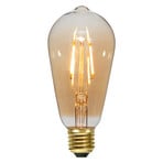 Ampoule LED à filament E27 0,75W 2000K verre ambré