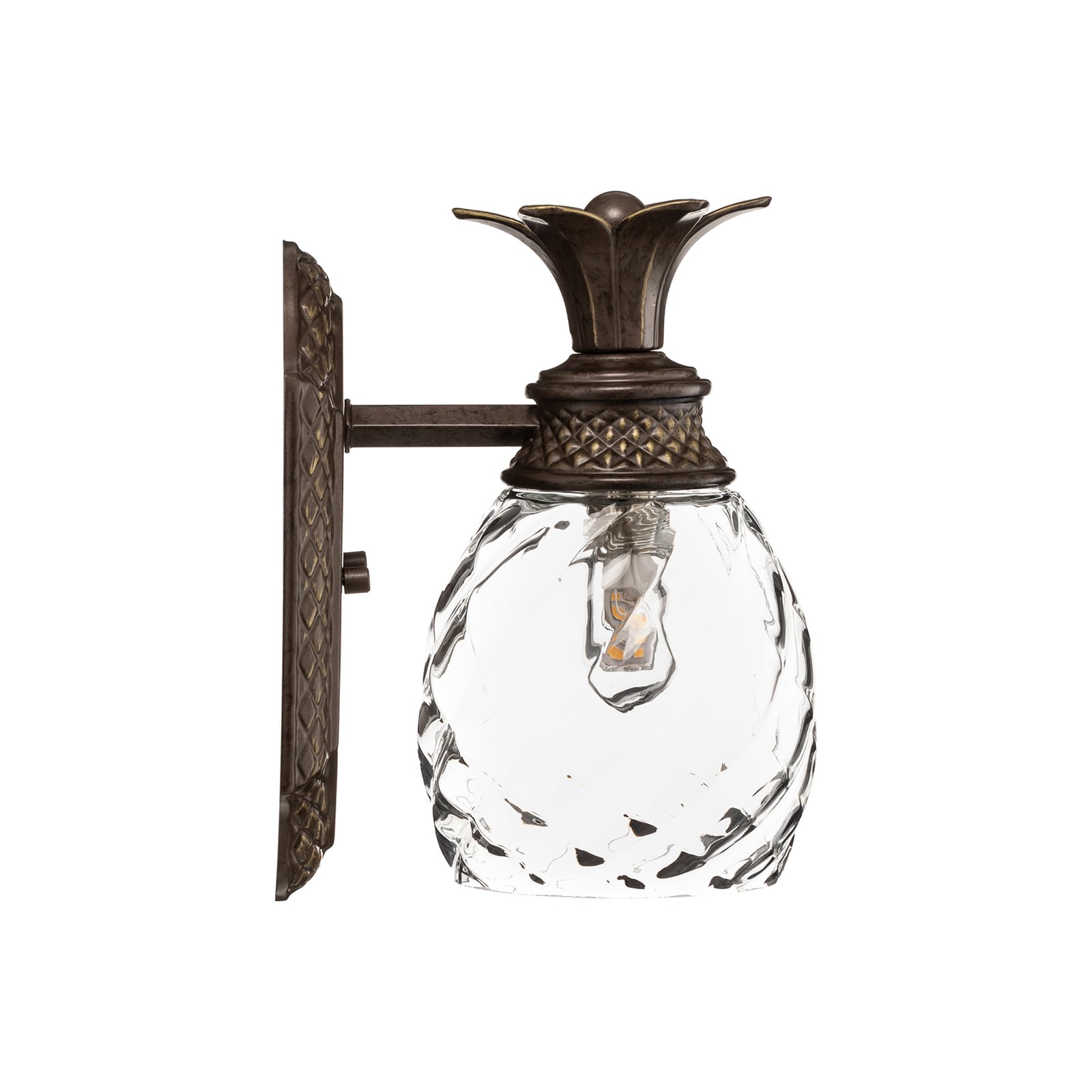 Plantation LED-væglampe, bronze, 22 cm, IP44 – Elstead Plantation LED-væglampe, bronze, 22 cm, IP44 – Elstead