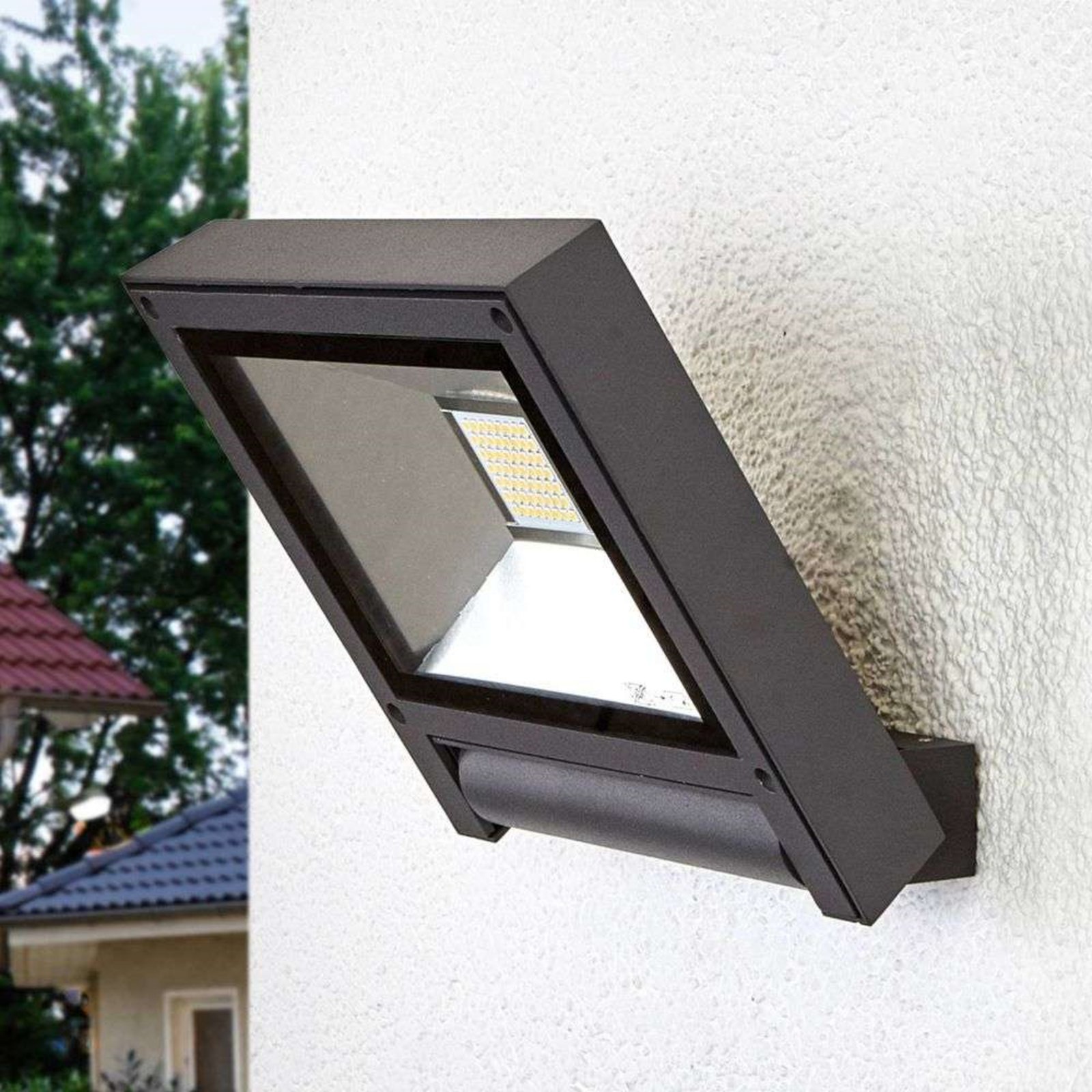 Maico Buiten Wandlamp Dark Grey - Lucande