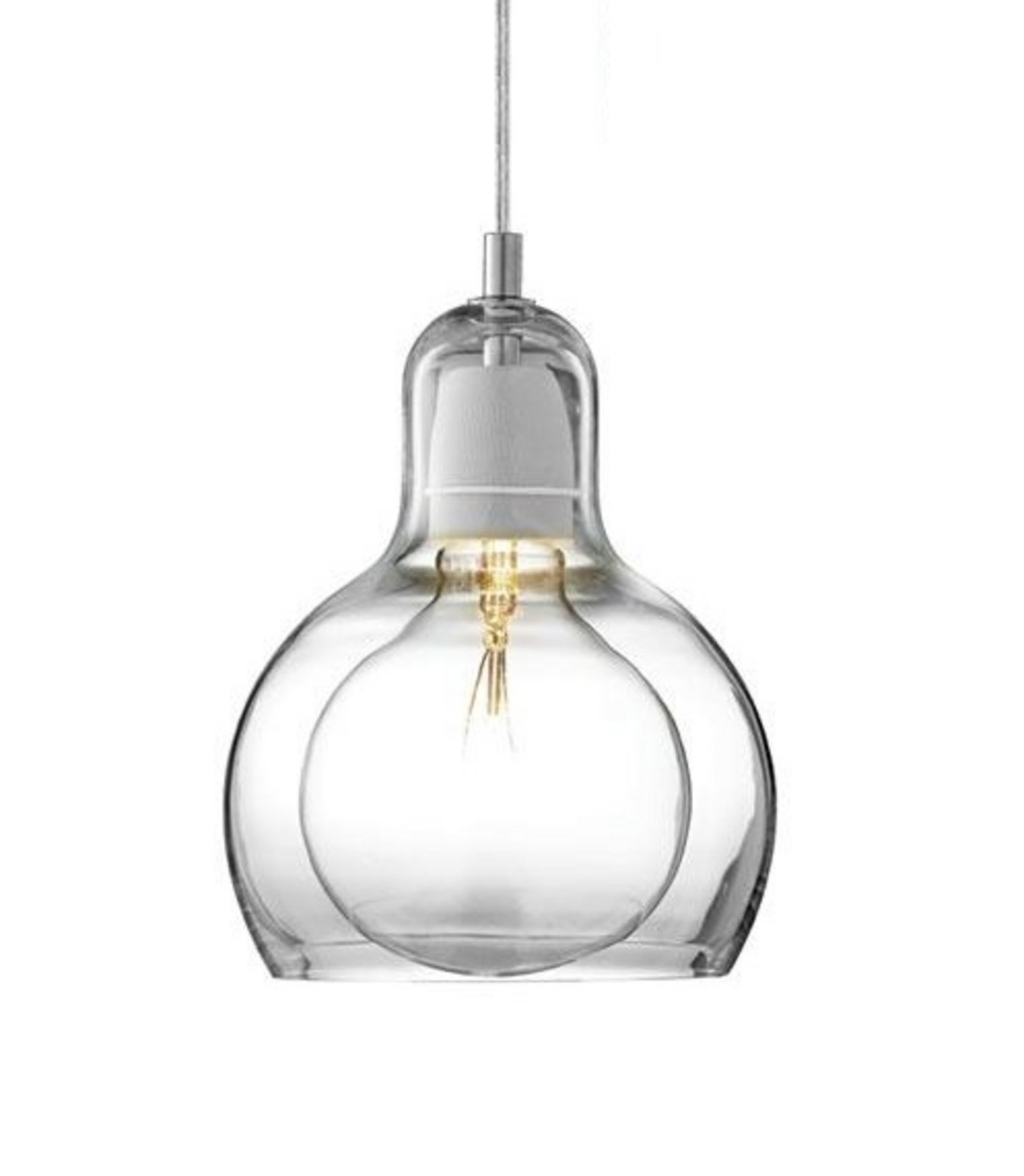 Mega Bulb SR2 Lustră Pendul cu Clear PVC Cablu - &Tradition