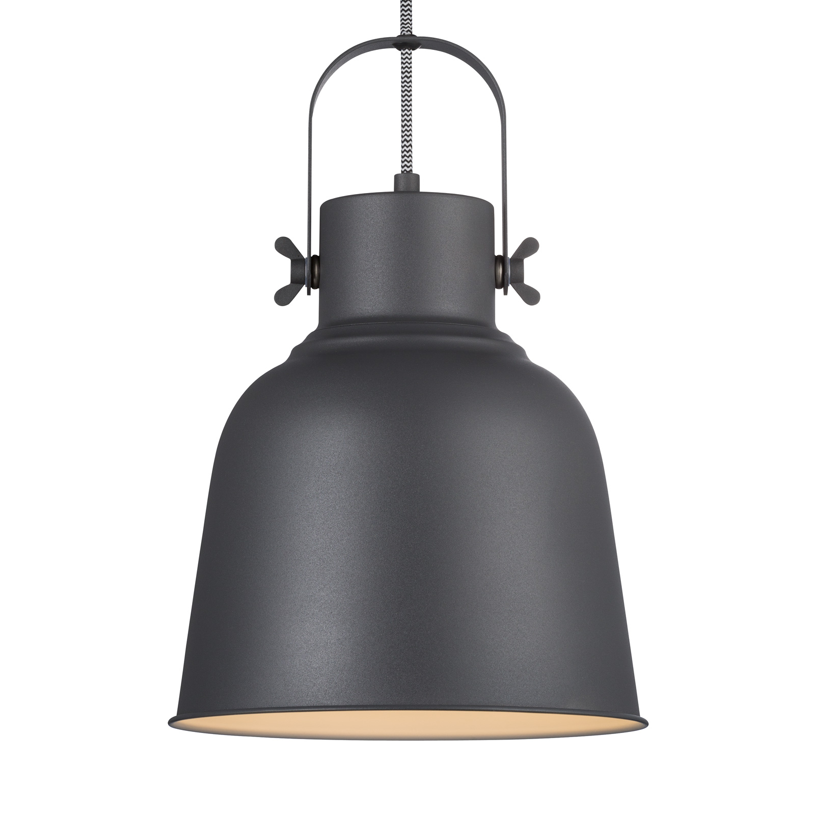 Adrian pendant light with metal shade