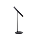 Tutua LED-Tischleuchte, Sensordimmer, schwarz - PURE